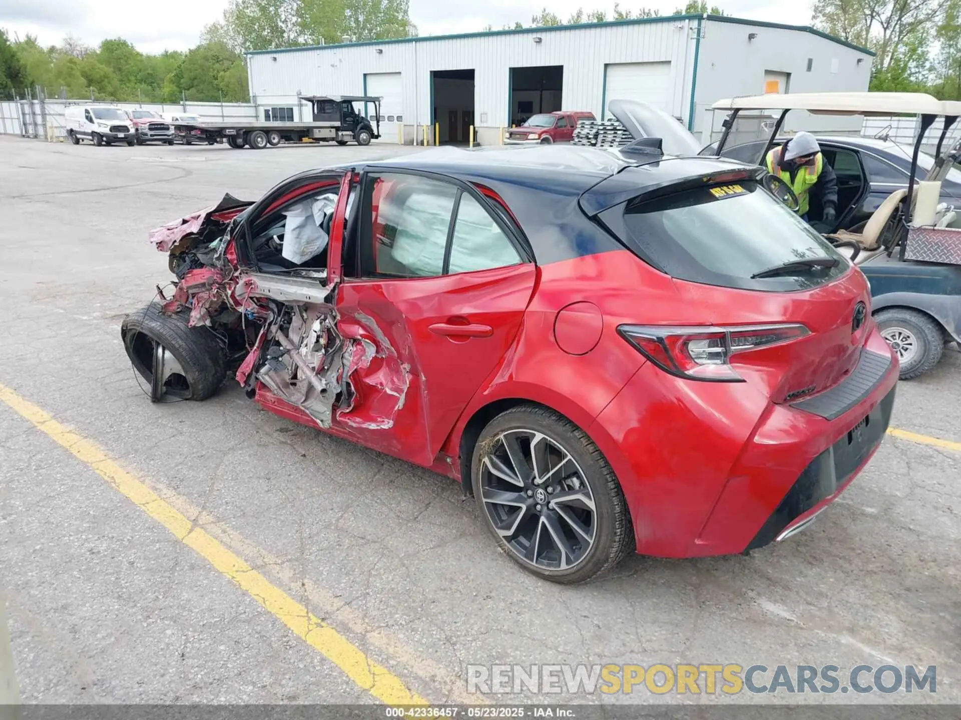 3 Photograph of a damaged car JTNA4MBE9M3140914 TOYOTA COROLLA 2021
