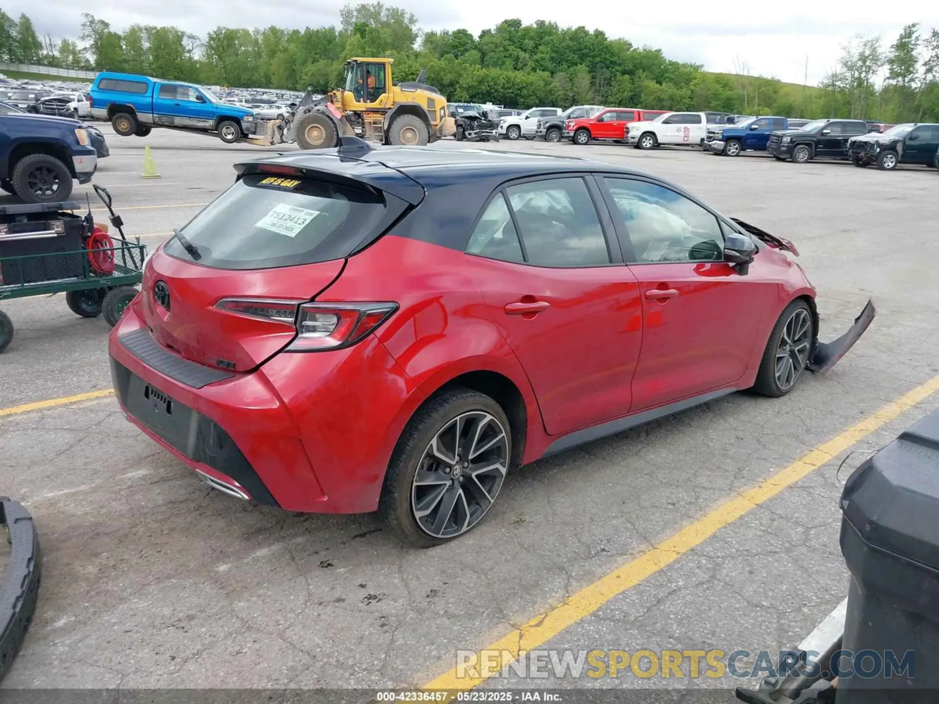 4 Photograph of a damaged car JTNA4MBE9M3140914 TOYOTA COROLLA 2021