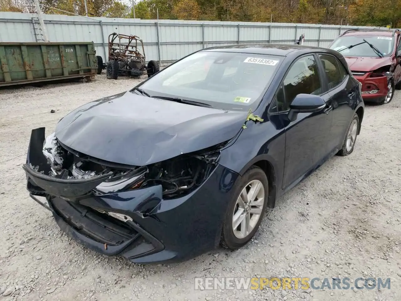 2 Photograph of a damaged car JTNB4MBE6M3106224 TOYOTA COROLLA 2021