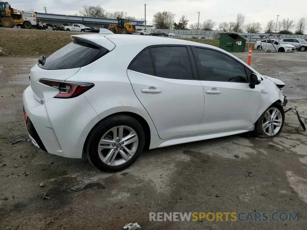 3 Фотография поврежденного автомобиля JTNB4MBE6M3110743 TOYOTA COROLLA 2021