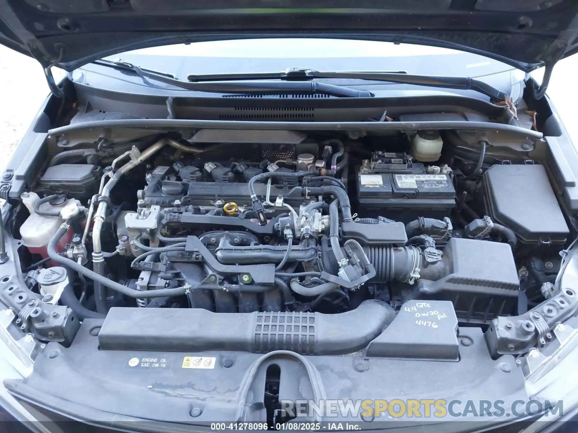 10 Фотография поврежденного автомобиля JTNC4MBE0M3106000 TOYOTA COROLLA 2021