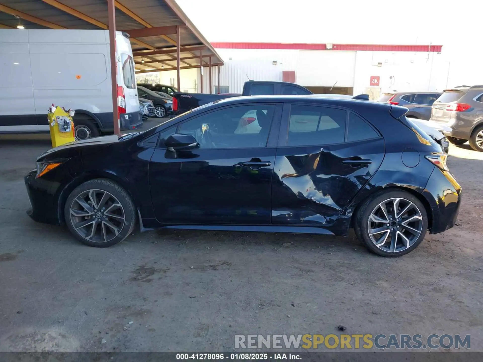15 Фотография поврежденного автомобиля JTNC4MBE0M3106000 TOYOTA COROLLA 2021