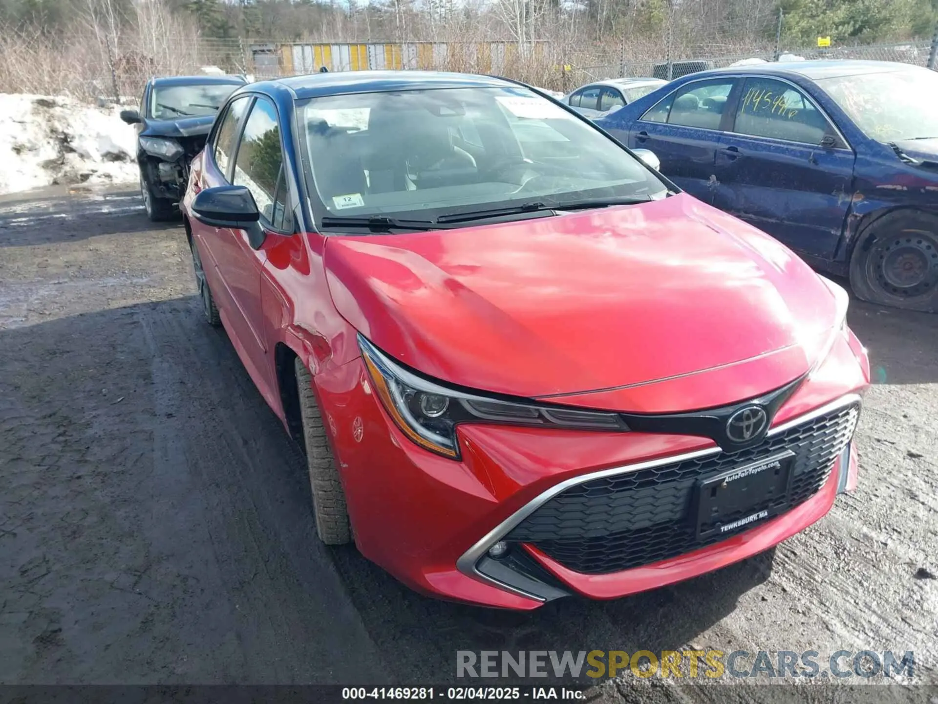 1 Photograph of a damaged car JTNC4MBE1M3139443 TOYOTA COROLLA 2021