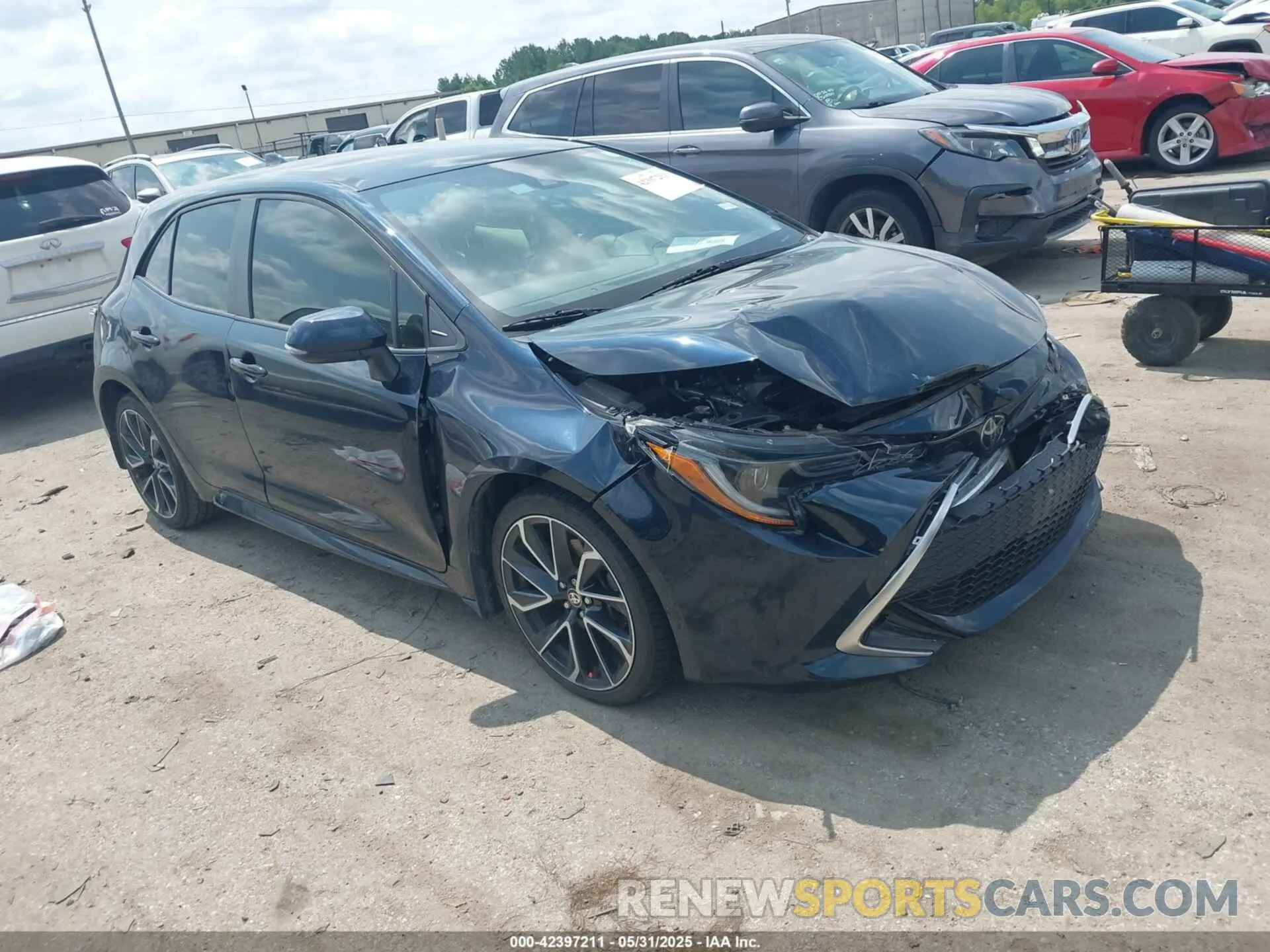 1 Photograph of a damaged car JTNC4MBE2M3114230 TOYOTA COROLLA 2021