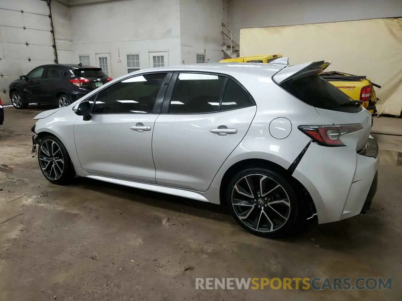 2 Фотография поврежденного автомобиля JTNC4MBE4M3107280 TOYOTA COROLLA 2021