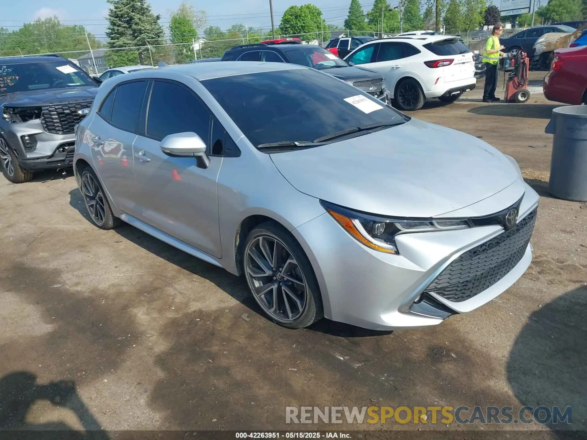 1 Фотография поврежденного автомобиля JTNC4MBE4M3118702 TOYOTA COROLLA 2021