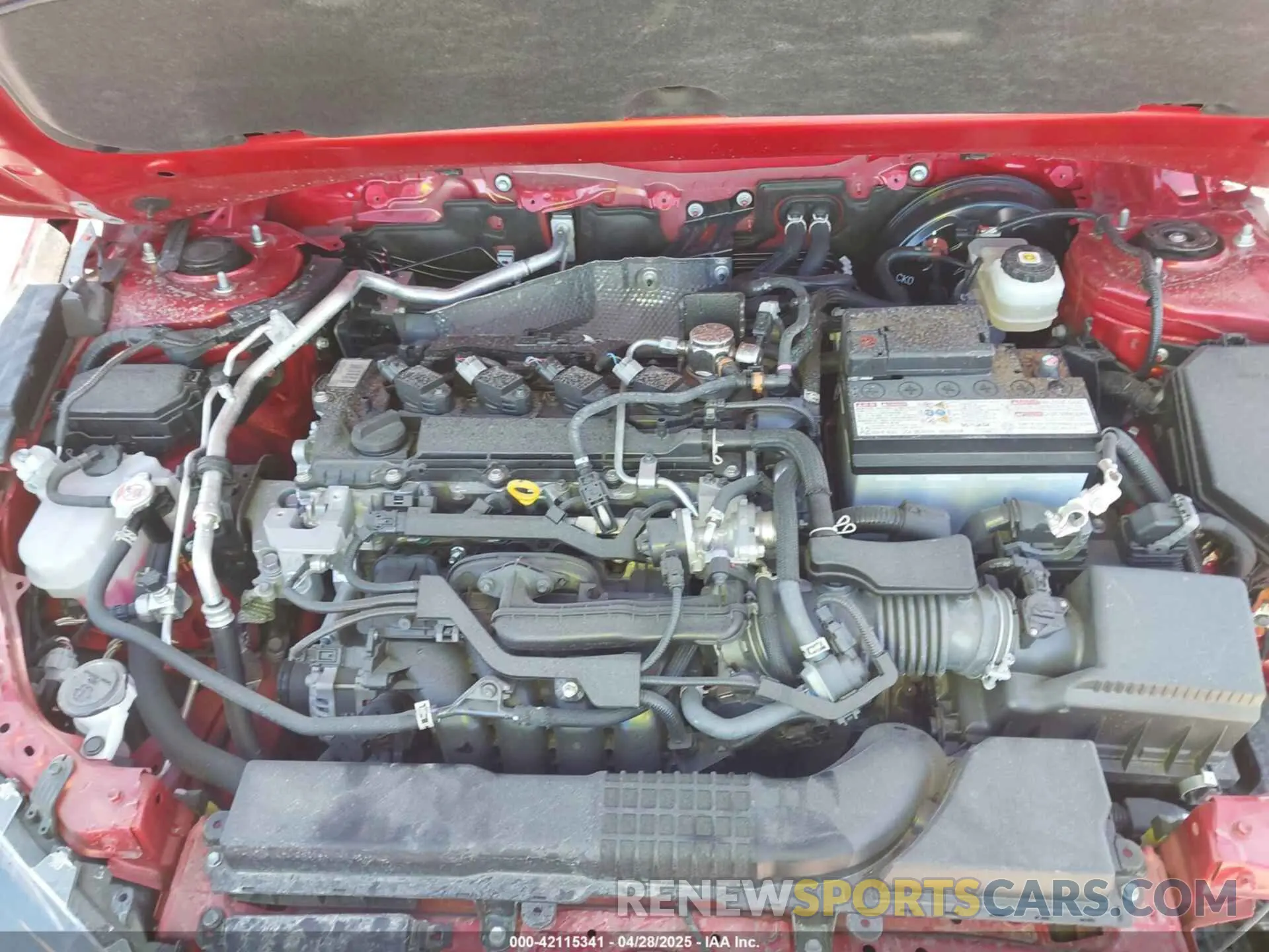 10 Фотография поврежденного автомобиля JTNC4MBE4M3138772 TOYOTA COROLLA 2021