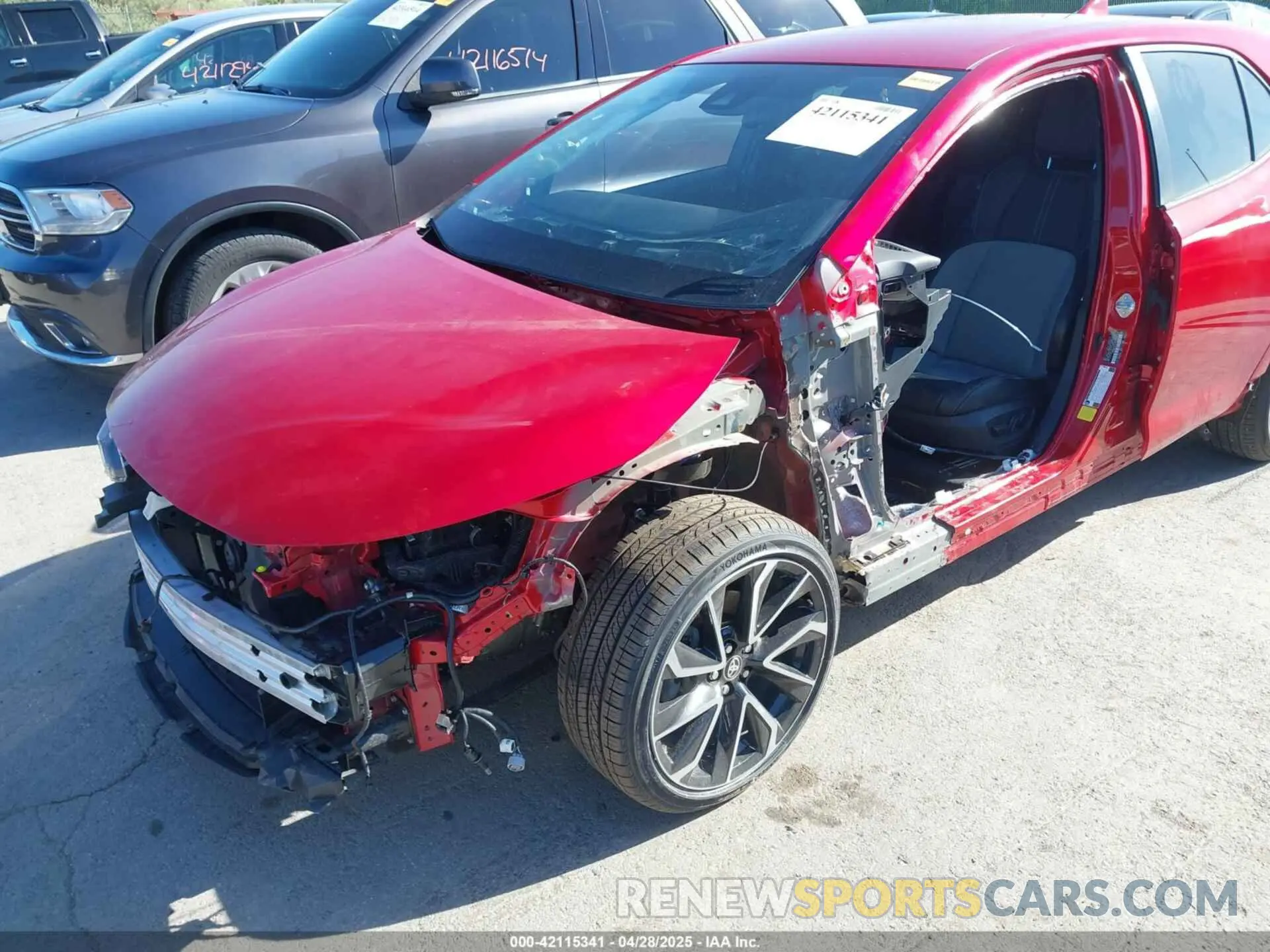 6 Фотография поврежденного автомобиля JTNC4MBE4M3138772 TOYOTA COROLLA 2021