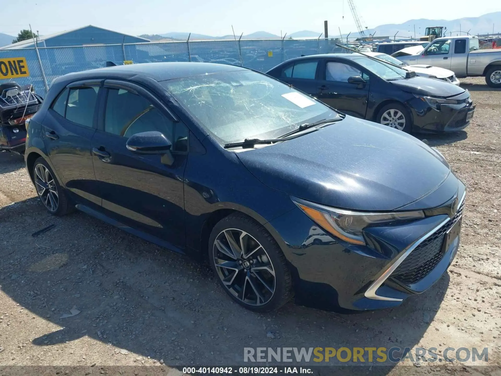 1 Фотография поврежденного автомобиля JTNC4MBE5M3124105 TOYOTA COROLLA 2021