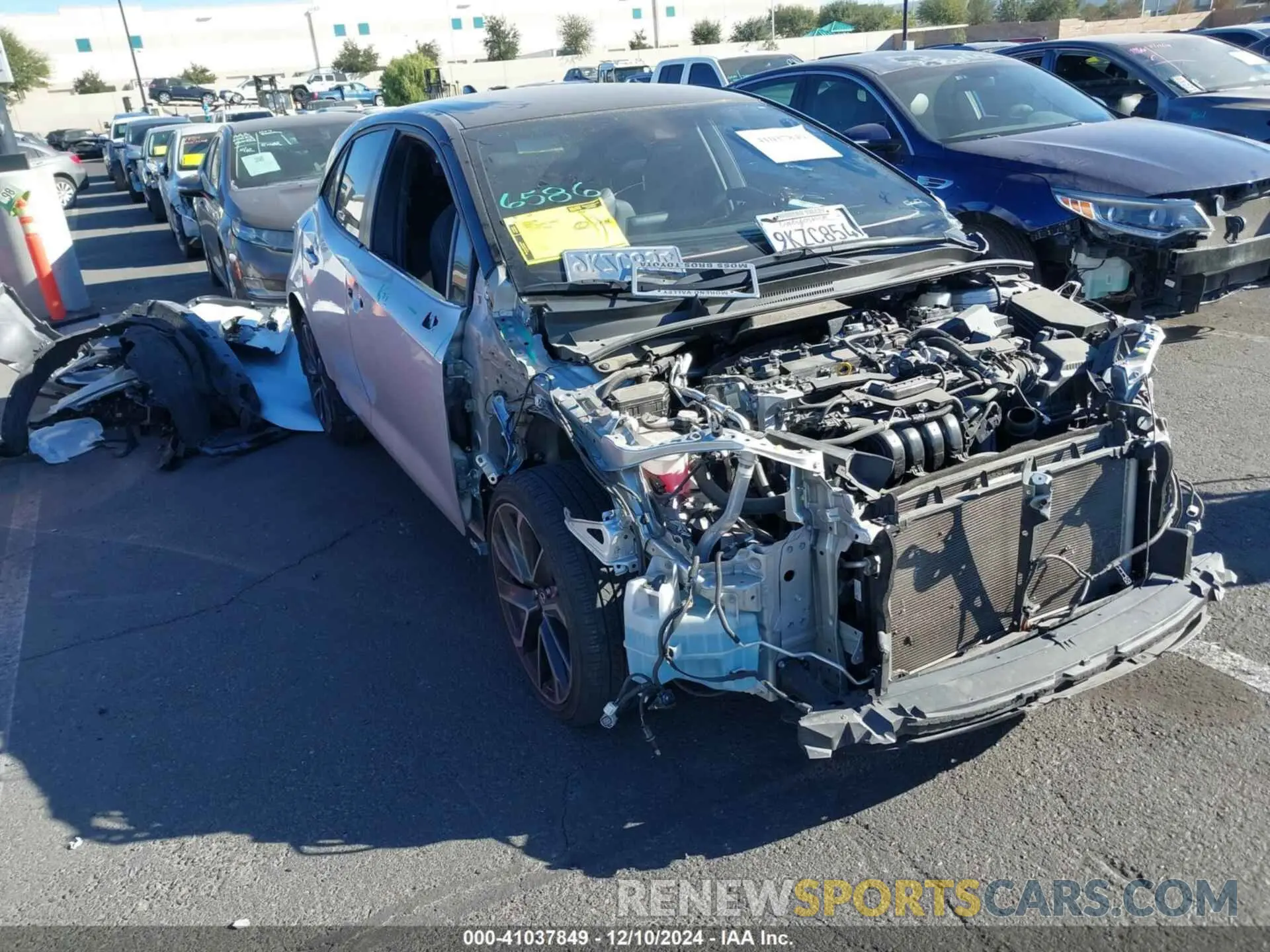 1 Фотография поврежденного автомобиля JTNC4MBE5M3130860 TOYOTA COROLLA 2021