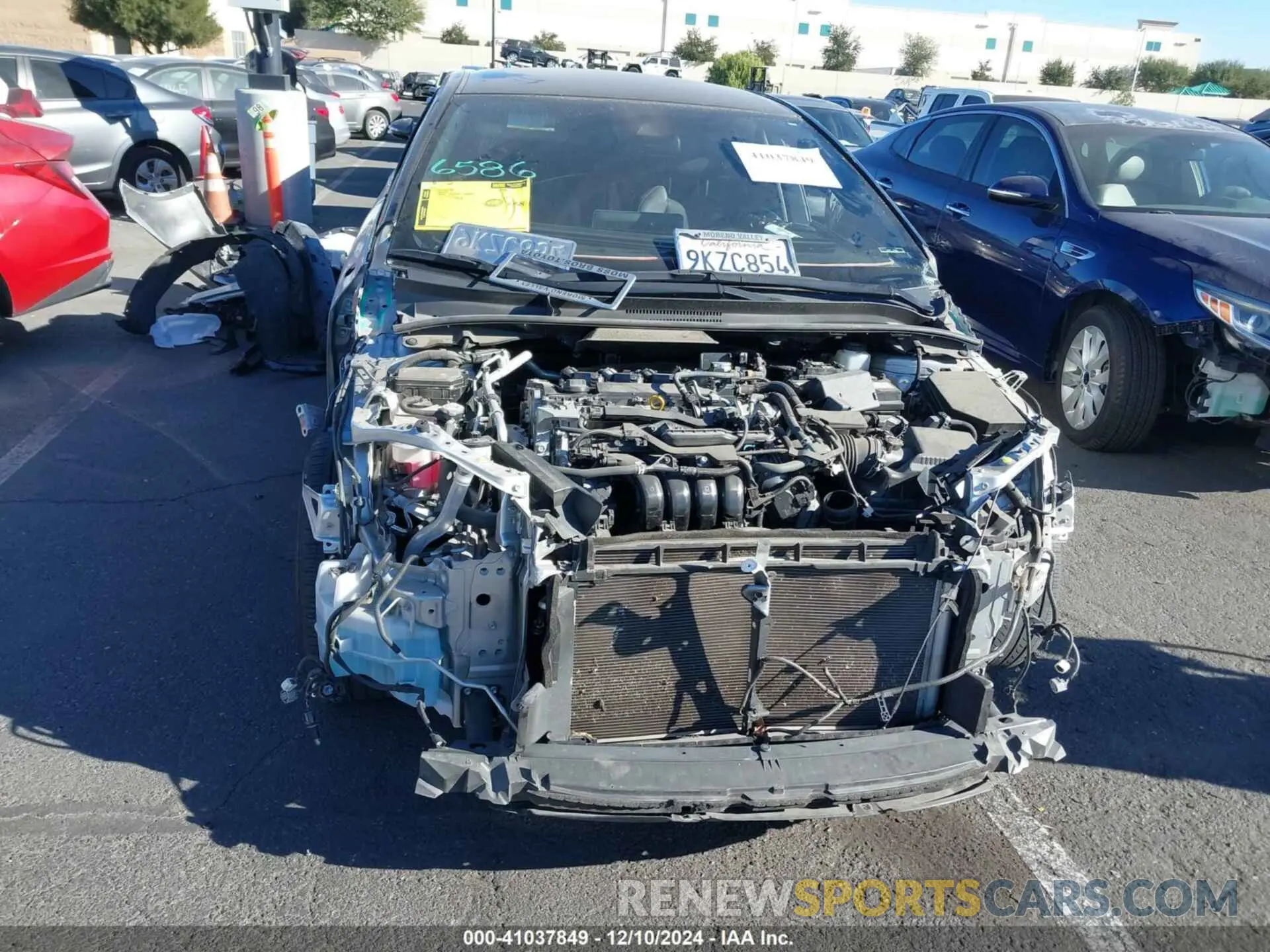 6 Фотография поврежденного автомобиля JTNC4MBE5M3130860 TOYOTA COROLLA 2021