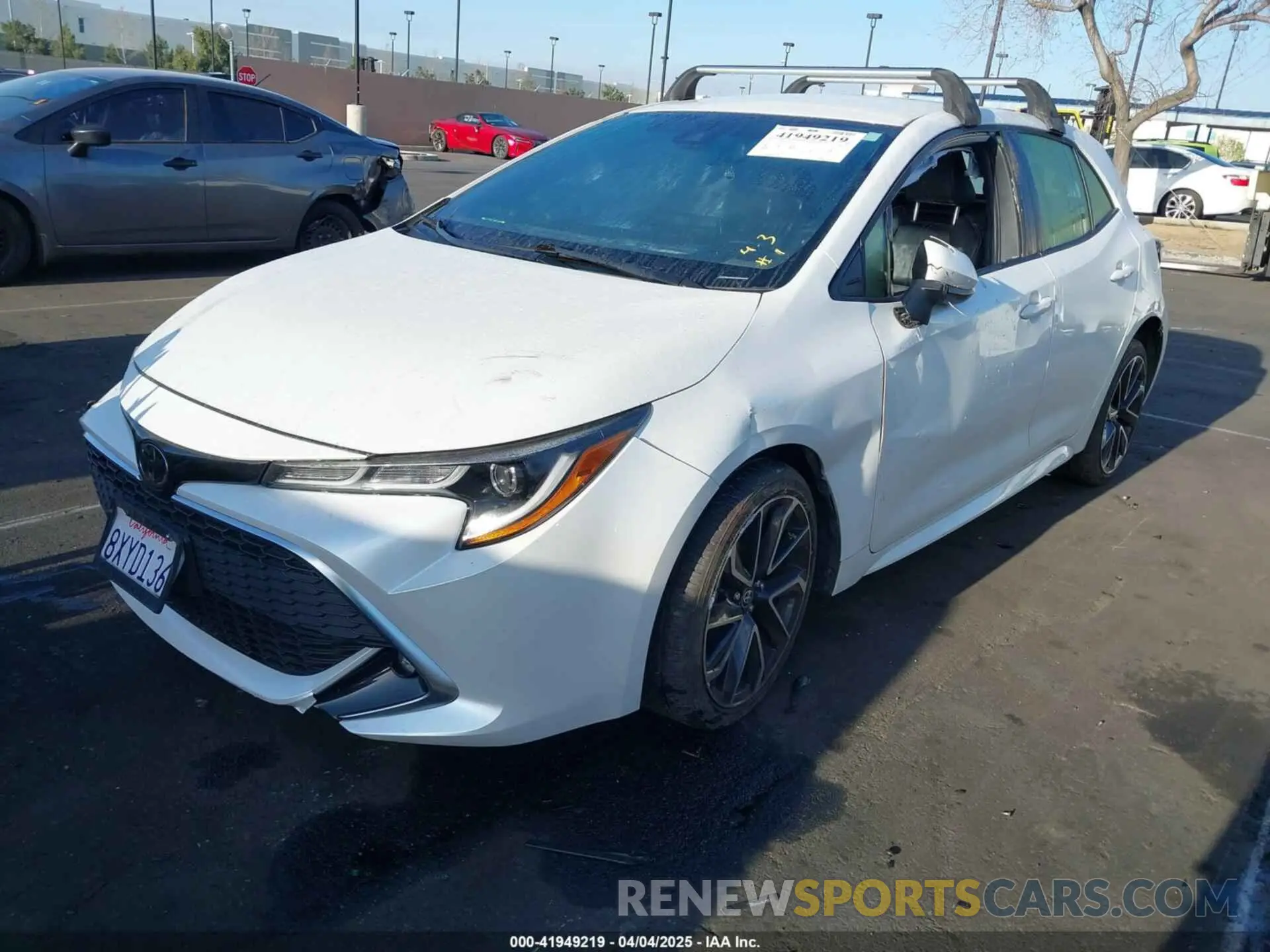 2 Фотография поврежденного автомобиля JTNC4MBE5M3146928 TOYOTA COROLLA 2021