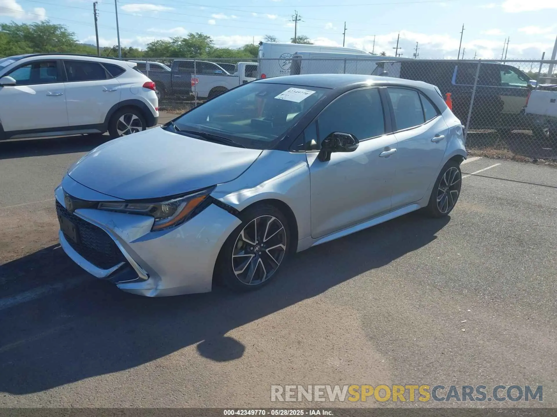 2 Photograph of a damaged car JTNC4MBE7M3135946 TOYOTA COROLLA 2021