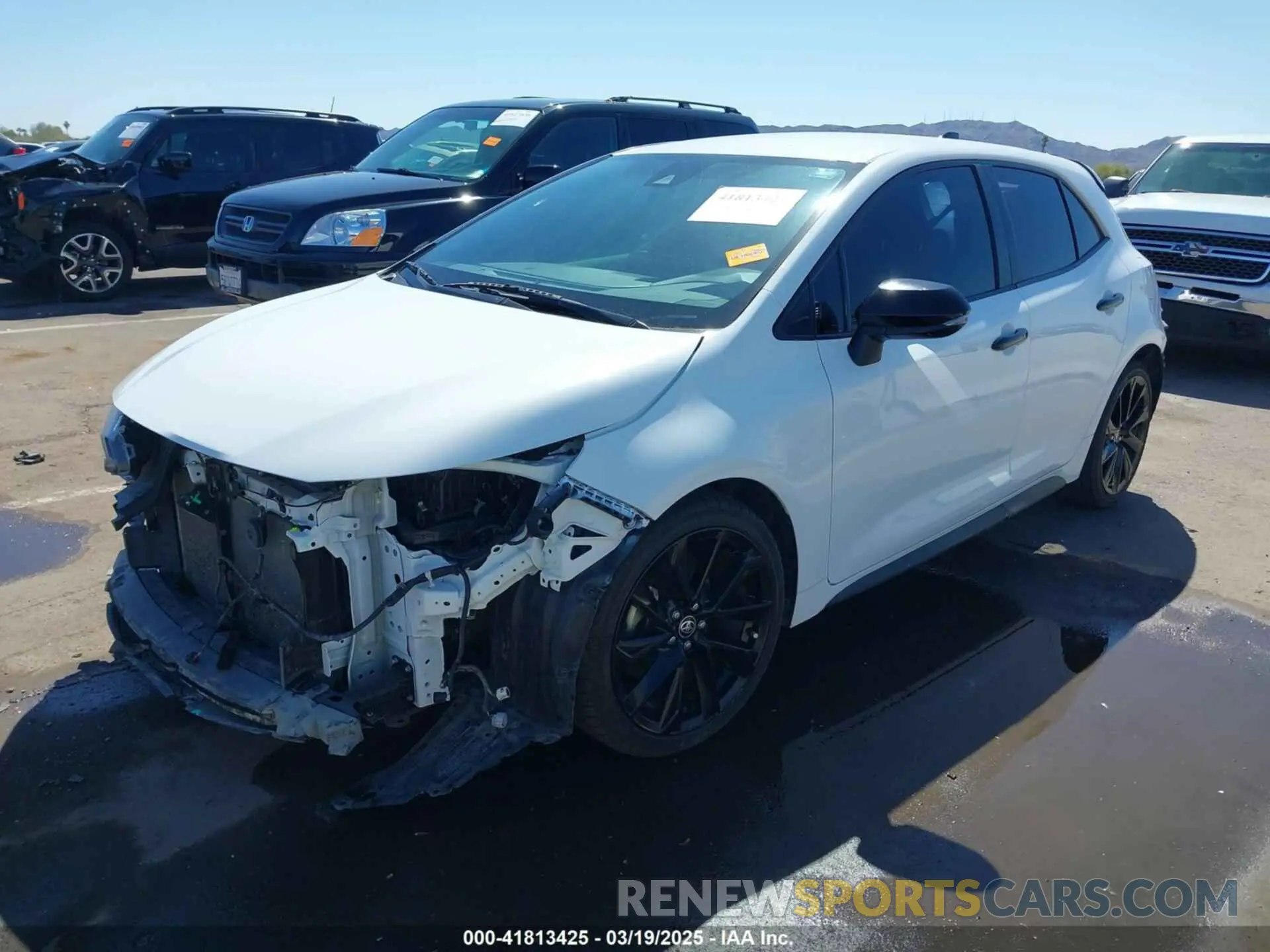 2 Photograph of a damaged car JTND4MBE0M3112173 TOYOTA COROLLA 2021