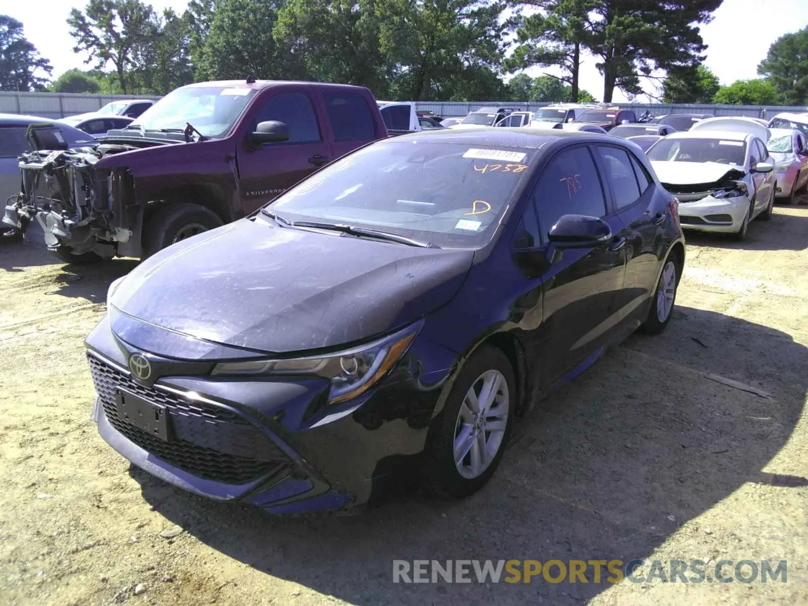2 Photograph of a damaged car JTND4MBE0M3124758 TOYOTA COROLLA 2021
