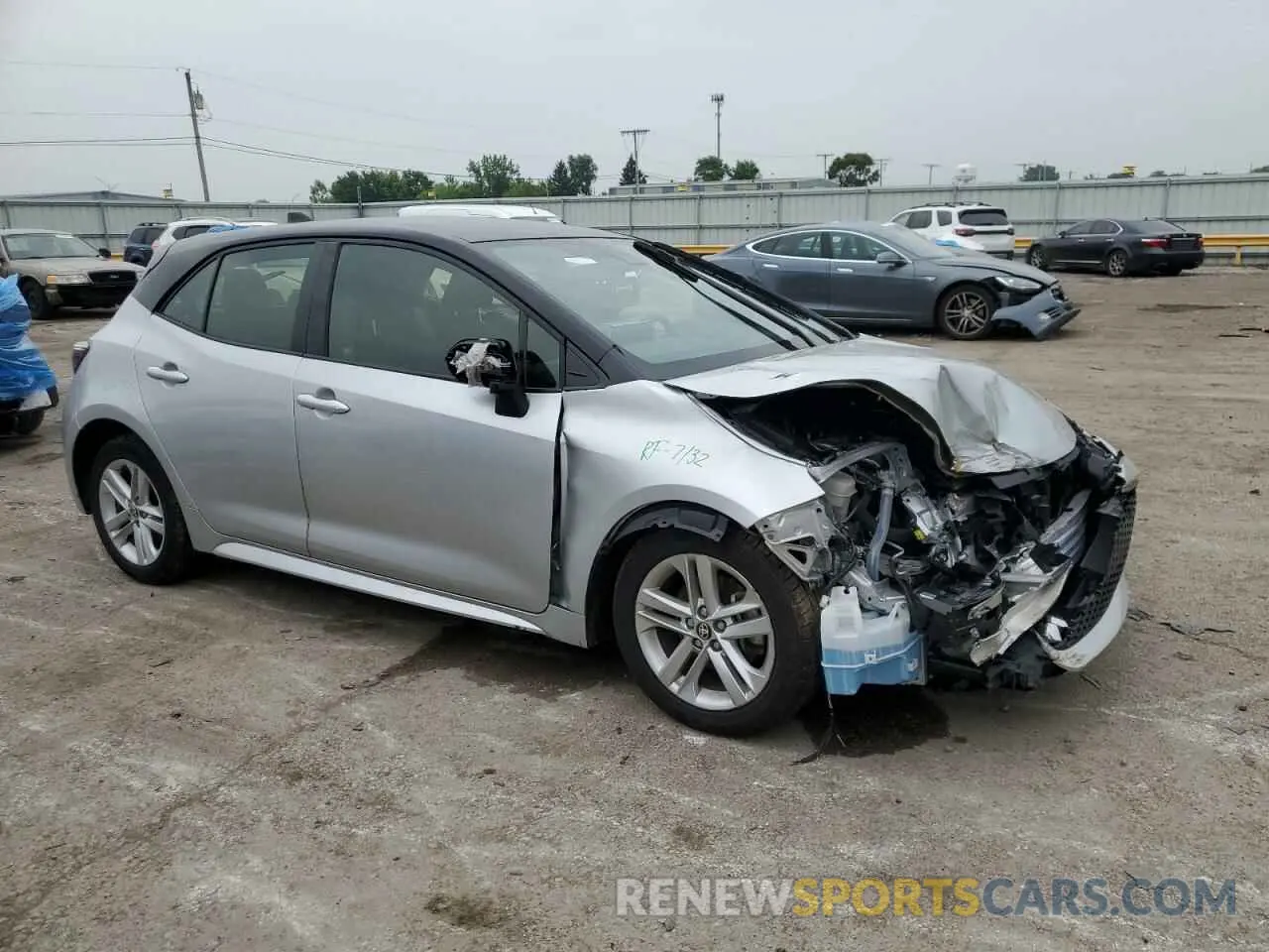 4 Photograph of a damaged car JTND4MBE0M3139552 TOYOTA COROLLA 2021