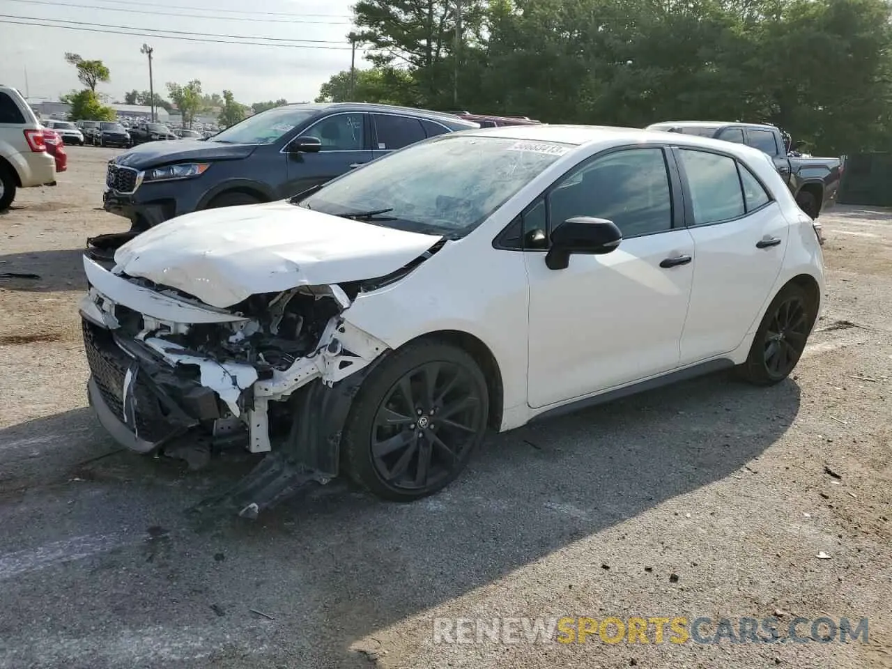 1 Photograph of a damaged car JTND4MBE1M3117088 TOYOTA COROLLA 2021