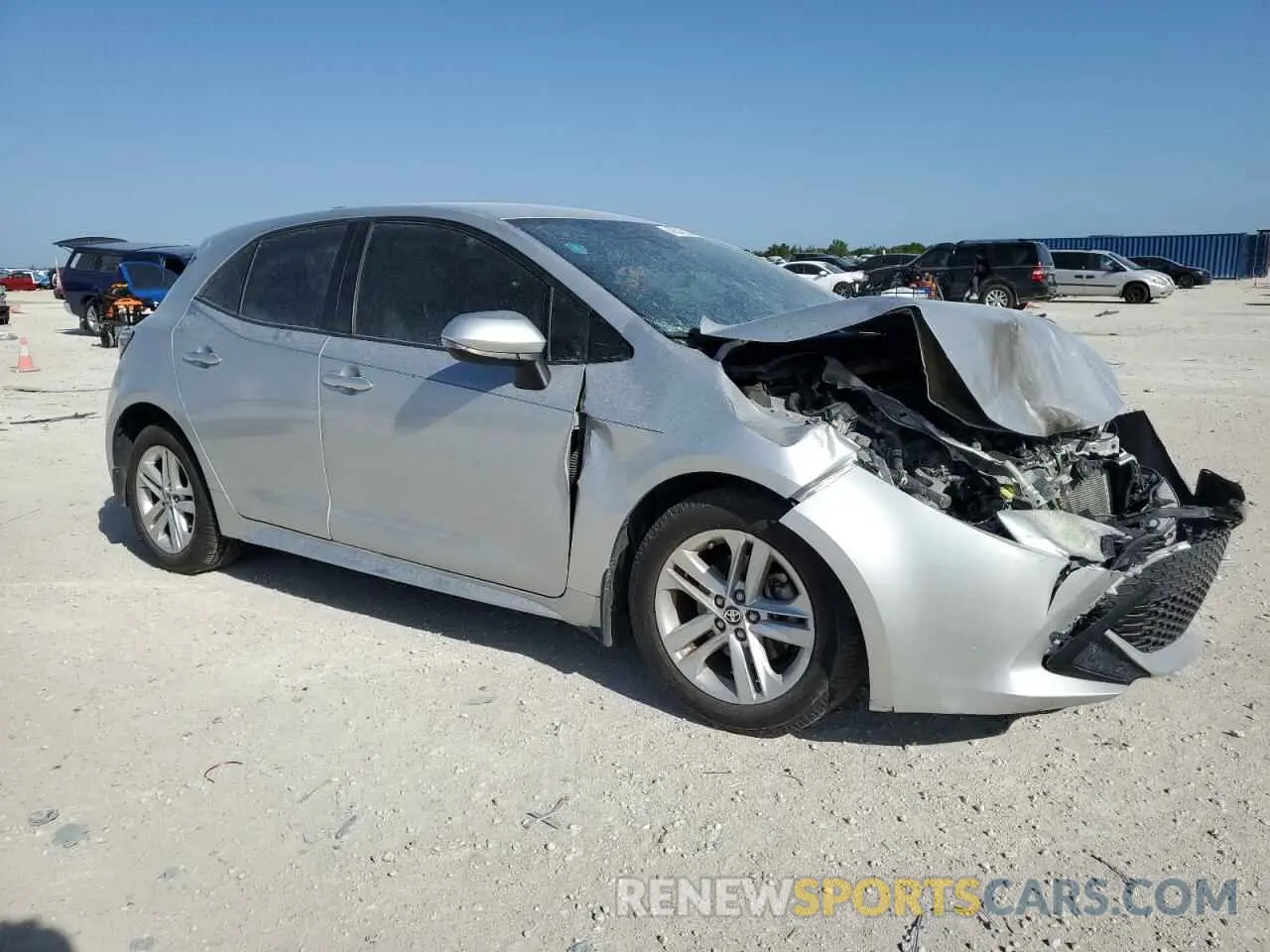 4 Фотография поврежденного автомобиля JTND4MBE1M3126373 TOYOTA COROLLA 2021