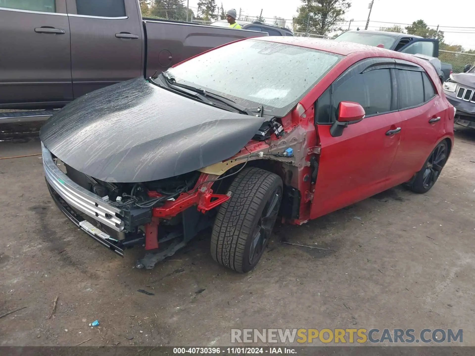 2 Фотография поврежденного автомобиля JTND4MBE2M3105919 TOYOTA COROLLA 2021