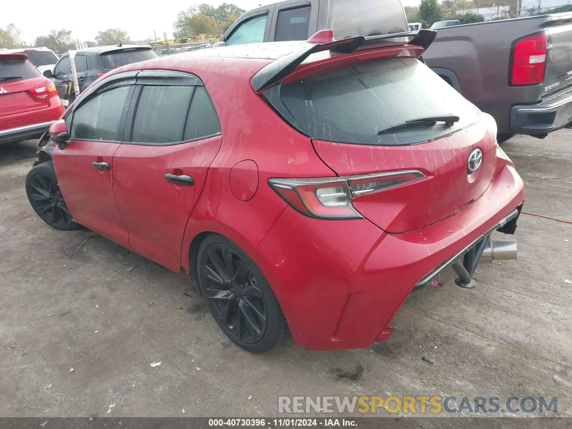 3 Фотография поврежденного автомобиля JTND4MBE2M3105919 TOYOTA COROLLA 2021