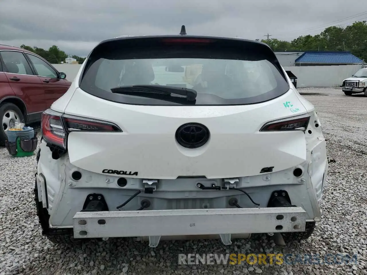 6 Фотография поврежденного автомобиля JTND4MBE2M3117603 TOYOTA COROLLA 2021