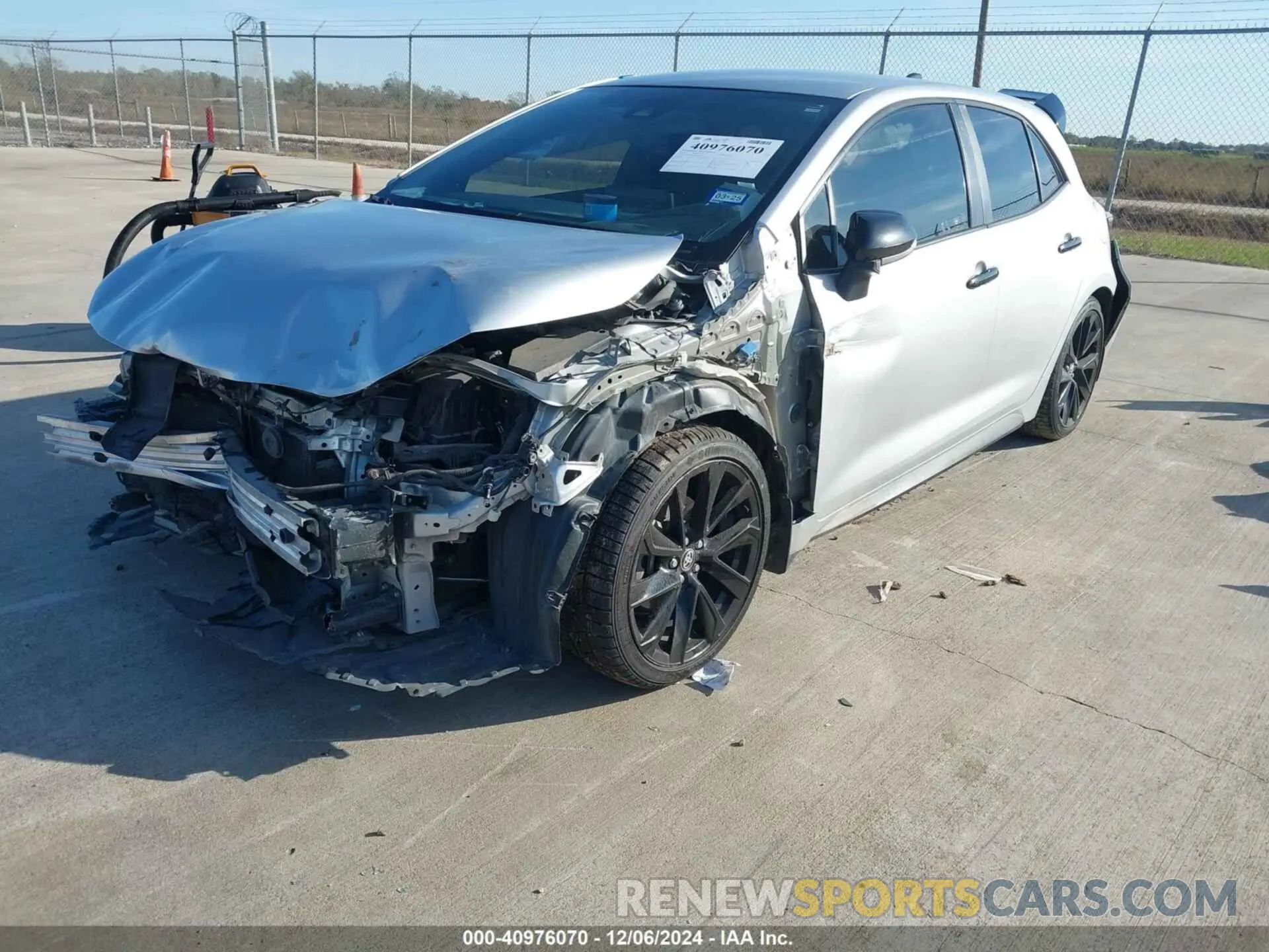 2 Фотография поврежденного автомобиля JTND4MBE2M3122543 TOYOTA COROLLA 2021