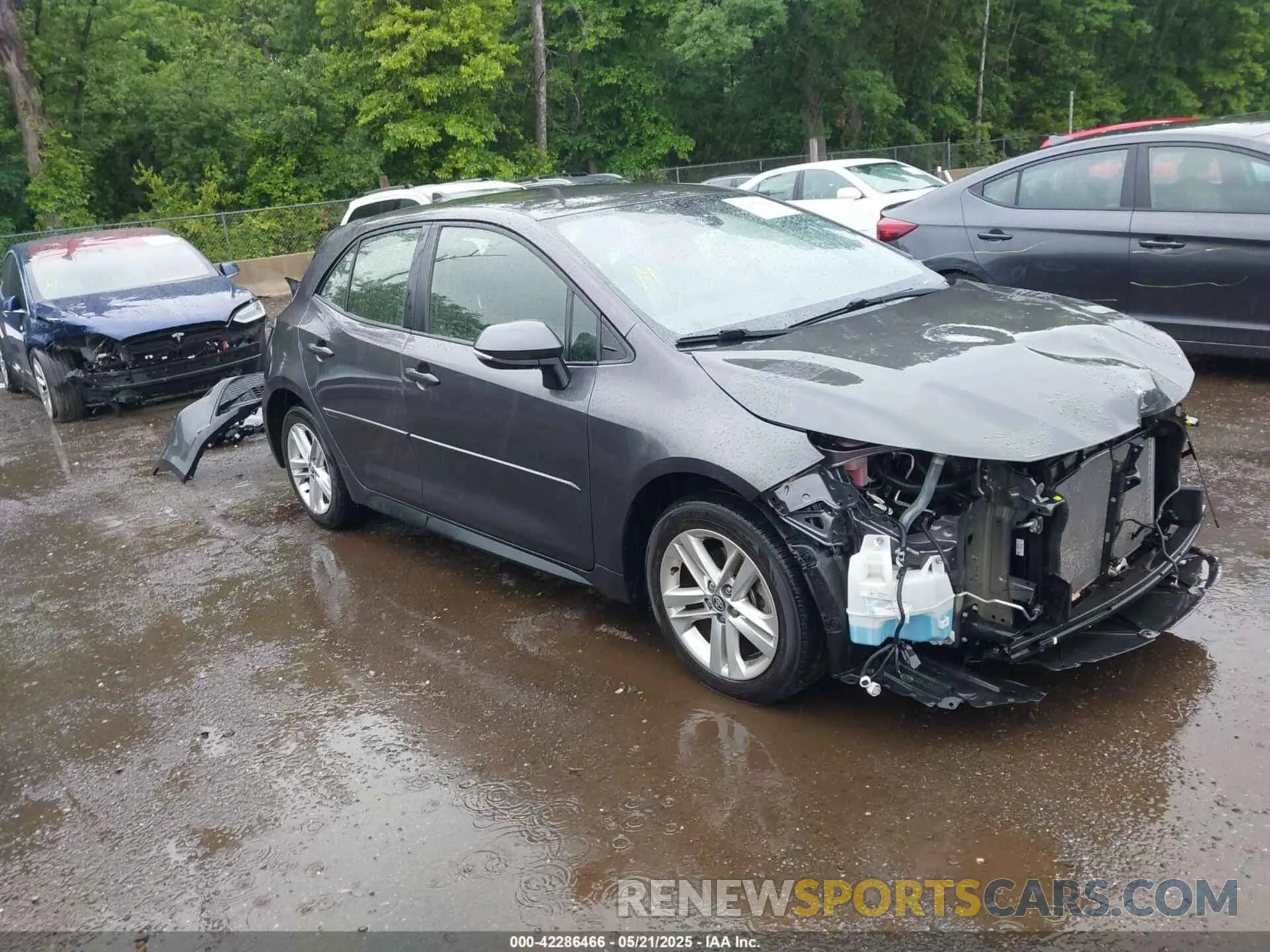 1 Фотография поврежденного автомобиля JTND4MBE2M3123157 TOYOTA COROLLA 2021