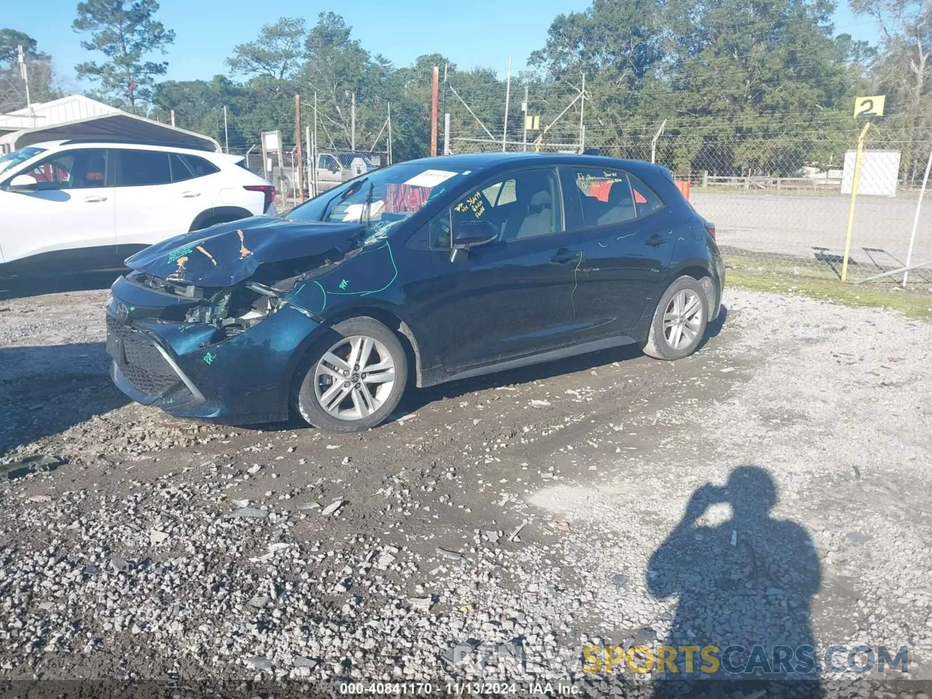 2 Photograph of a damaged car JTND4MBE2M3134529 TOYOTA COROLLA 2021