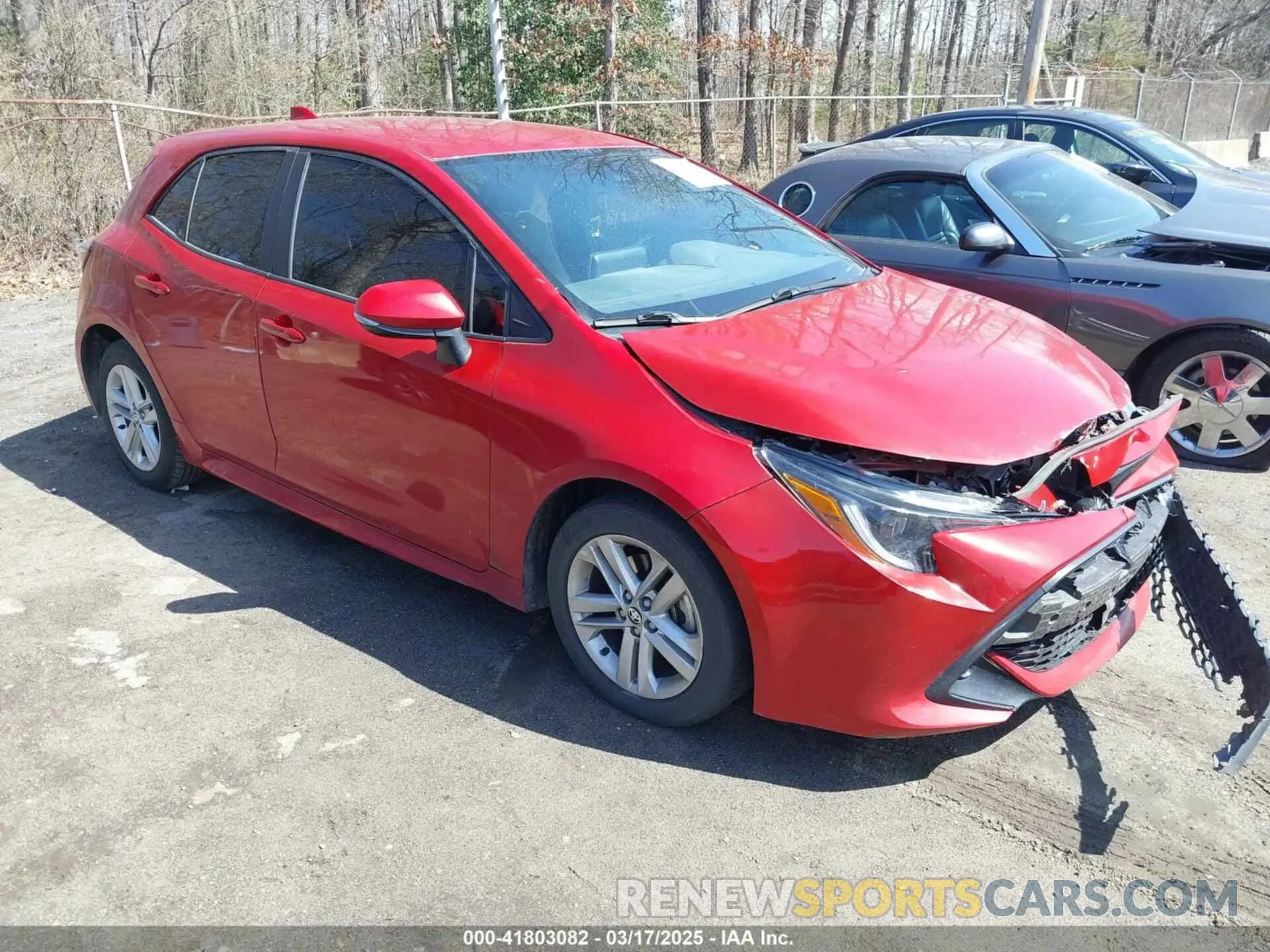 1 Photograph of a damaged car JTND4MBE3M3144583 TOYOTA COROLLA 2021