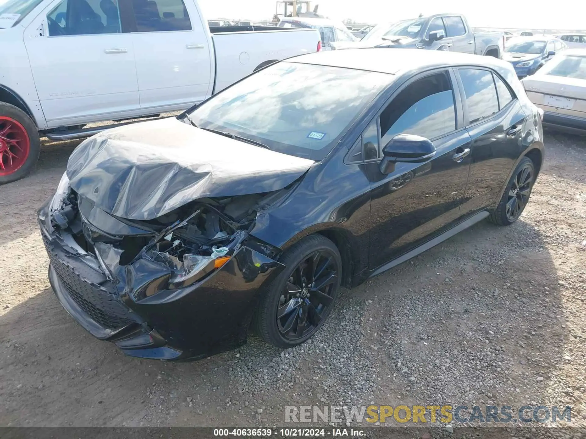 2 Фотография поврежденного автомобиля JTND4MBE4M3106411 TOYOTA COROLLA 2021