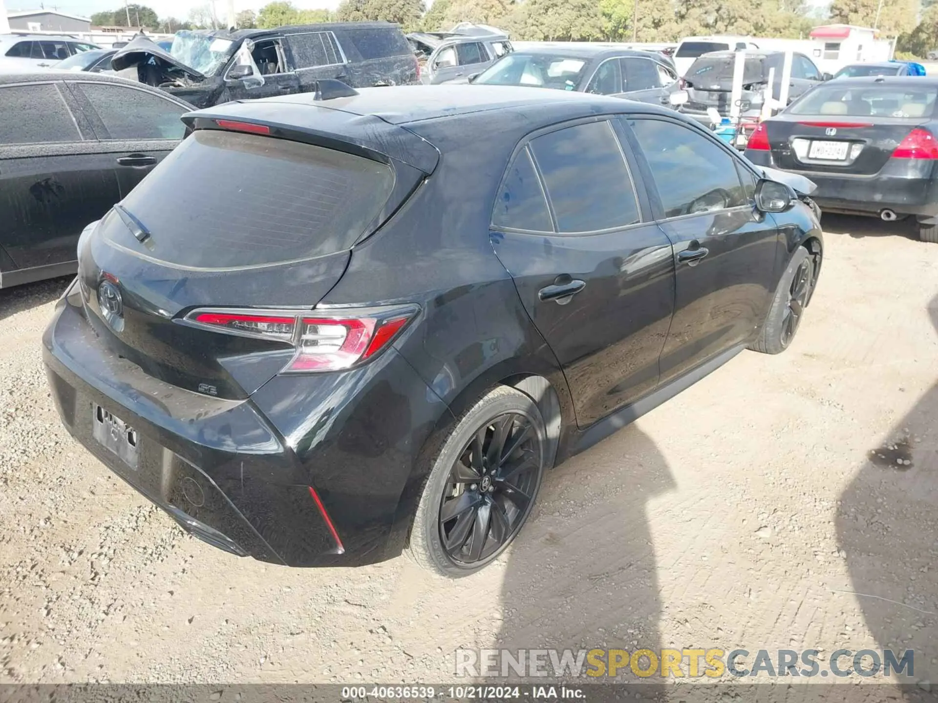 4 Фотография поврежденного автомобиля JTND4MBE4M3106411 TOYOTA COROLLA 2021