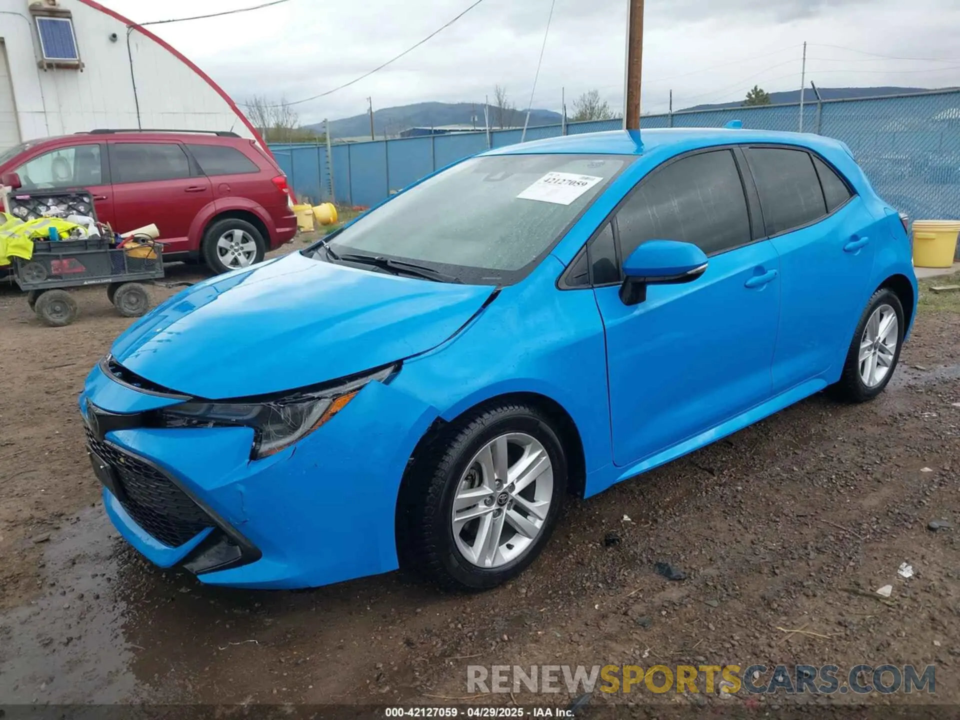 2 Photograph of a damaged car JTND4MBE4M3109843 TOYOTA COROLLA 2021