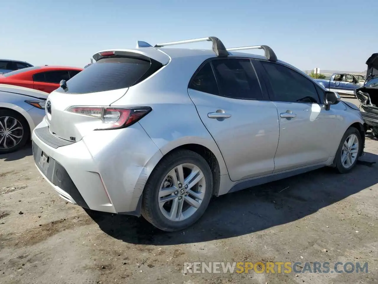 3 Фотография поврежденного автомобиля JTND4MBE4M3140462 TOYOTA COROLLA 2021