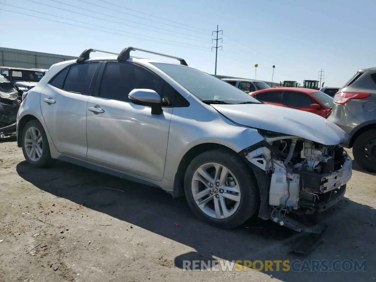 4 Фотография поврежденного автомобиля JTND4MBE4M3140462 TOYOTA COROLLA 2021