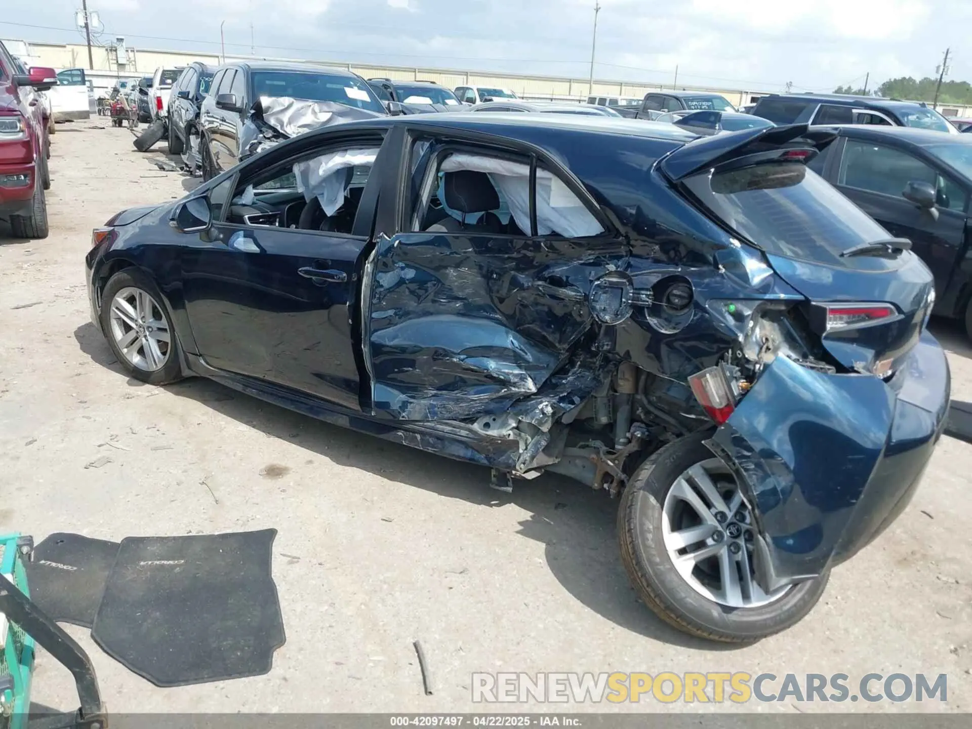 3 Фотография поврежденного автомобиля JTND4MBE5M3130281 TOYOTA COROLLA 2021
