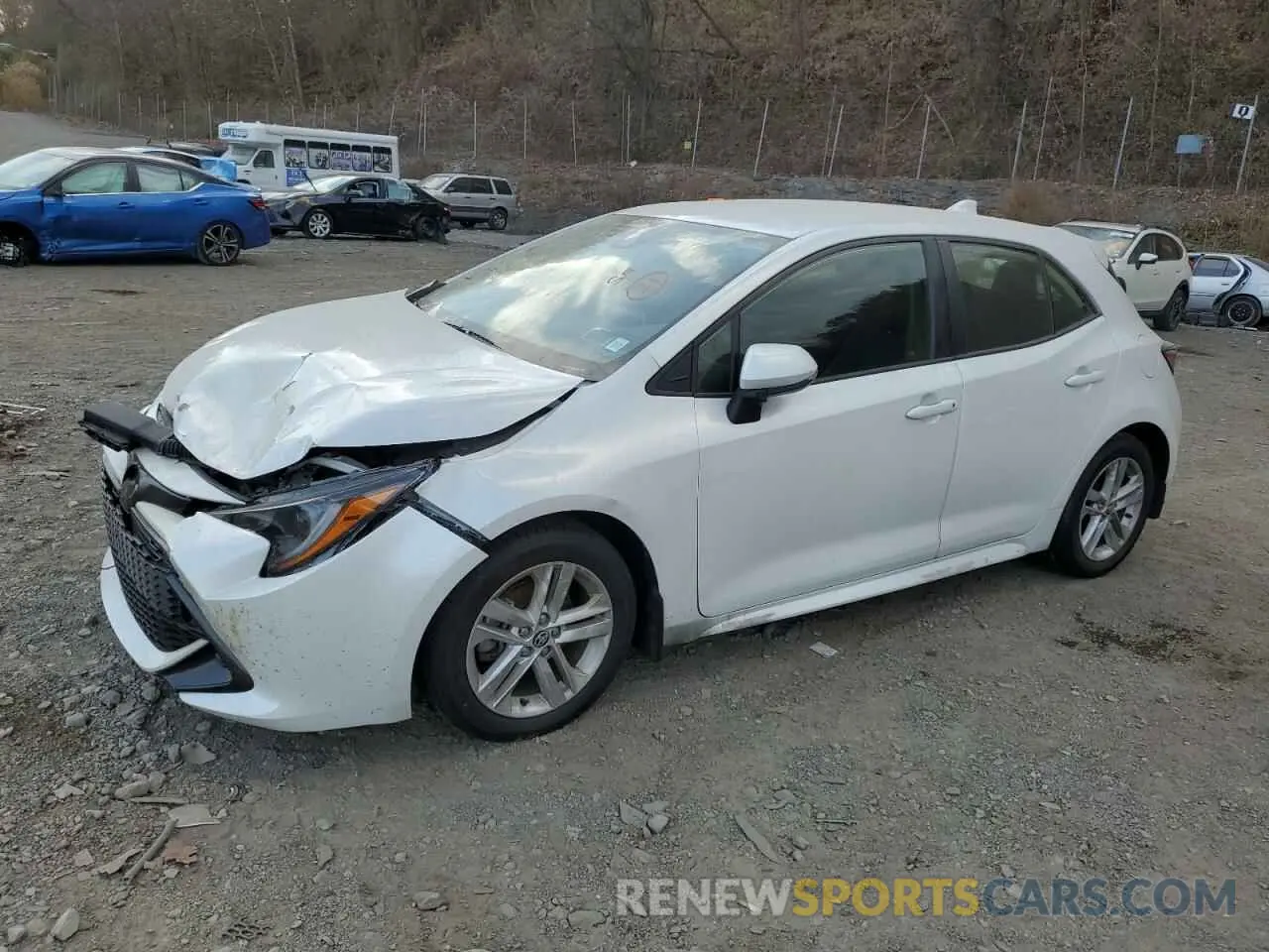 1 Photograph of a damaged car JTND4MBE5M3138073 TOYOTA COROLLA 2021