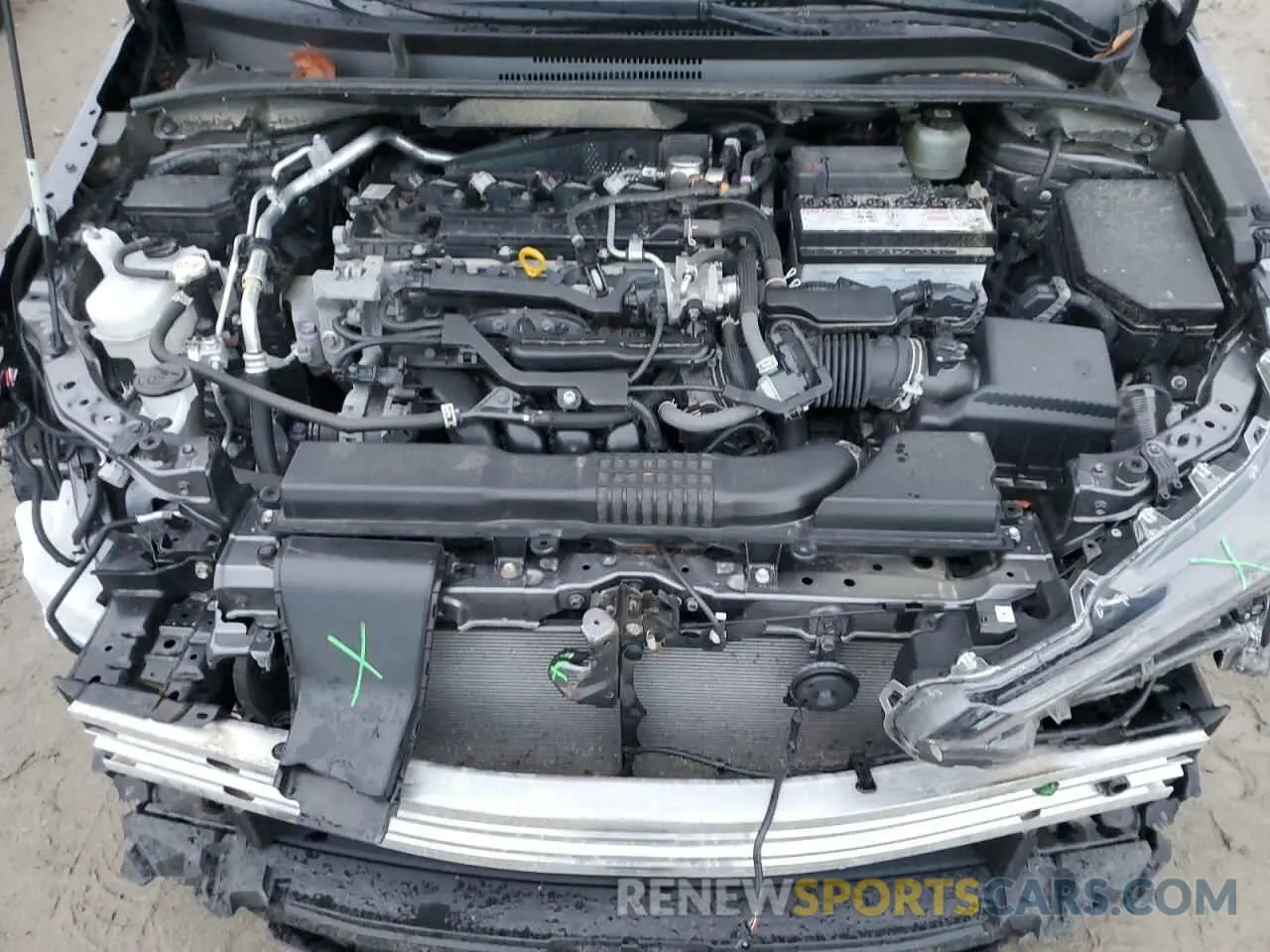 11 Фотография поврежденного автомобиля JTND4MBE6M3115398 TOYOTA COROLLA 2021