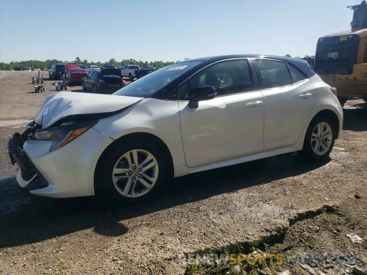 1 Photograph of a damaged car JTND4MBE6M3133125 TOYOTA COROLLA 2021