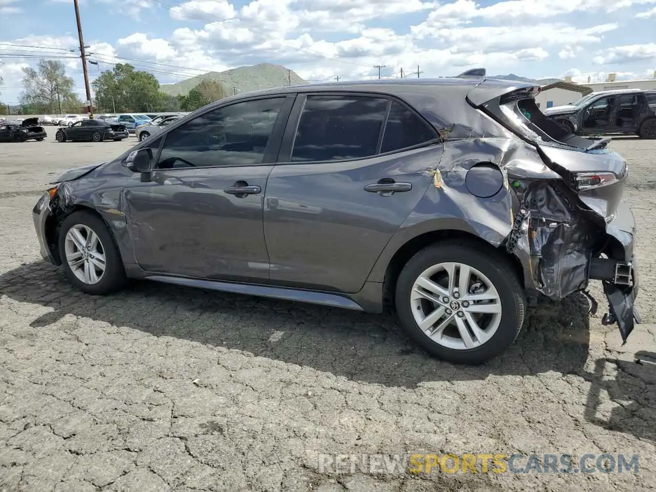 2 Photograph of a damaged car JTND4MBE7M3116902 TOYOTA COROLLA 2021
