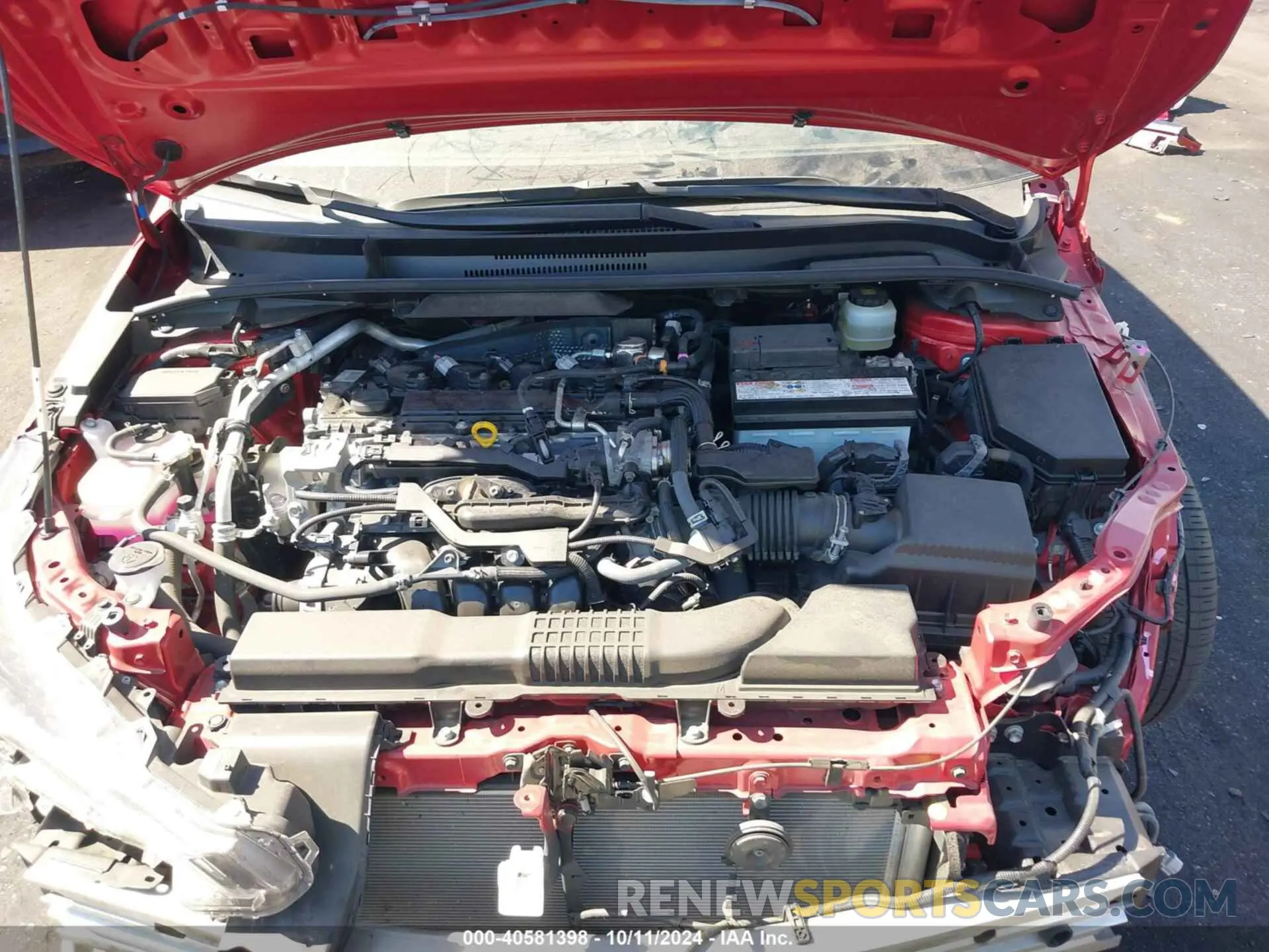 10 Photograph of a damaged car JTND4MBE8M3106119 TOYOTA COROLLA 2021