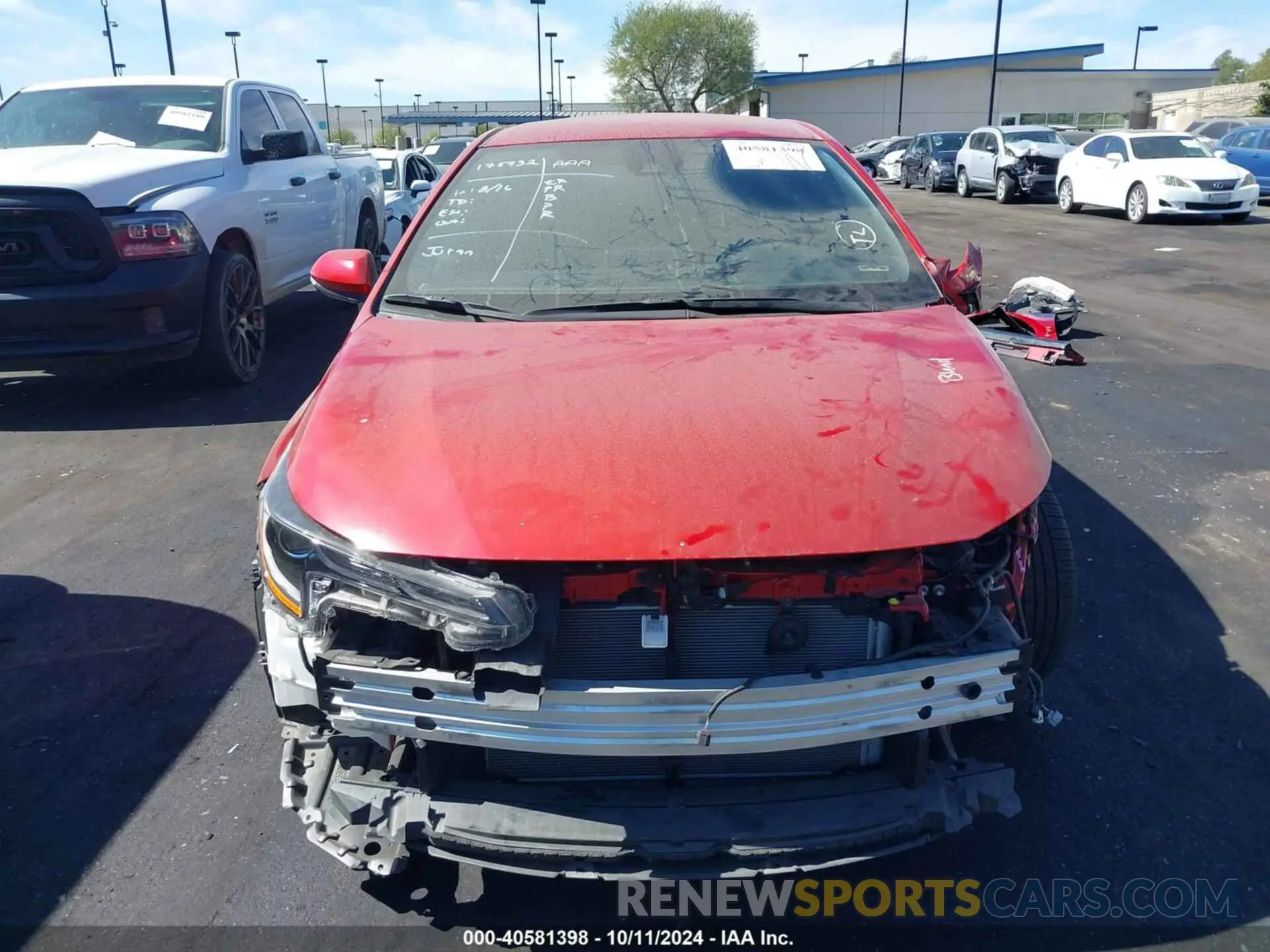 13 Photograph of a damaged car JTND4MBE8M3106119 TOYOTA COROLLA 2021