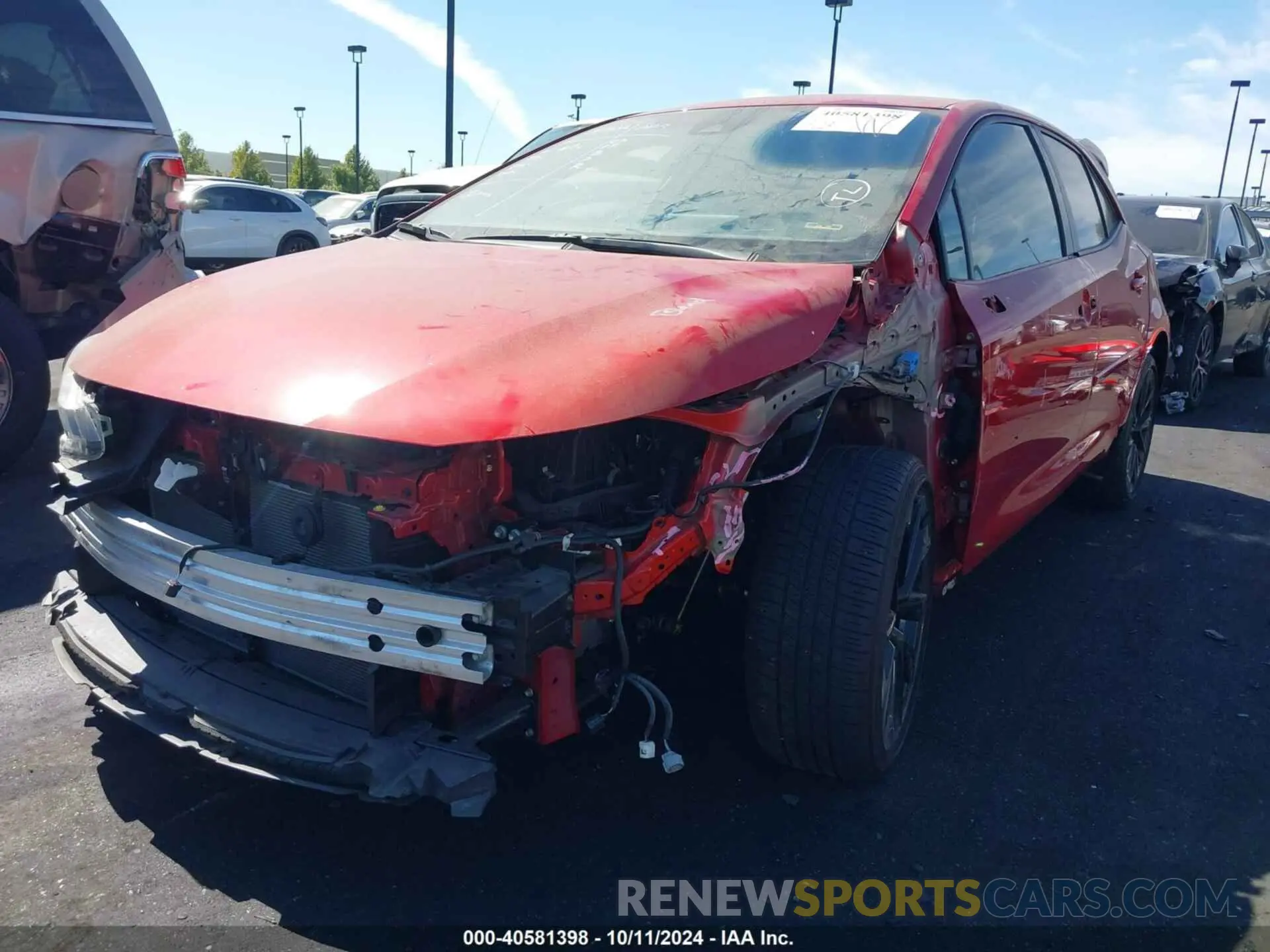 6 Photograph of a damaged car JTND4MBE8M3106119 TOYOTA COROLLA 2021