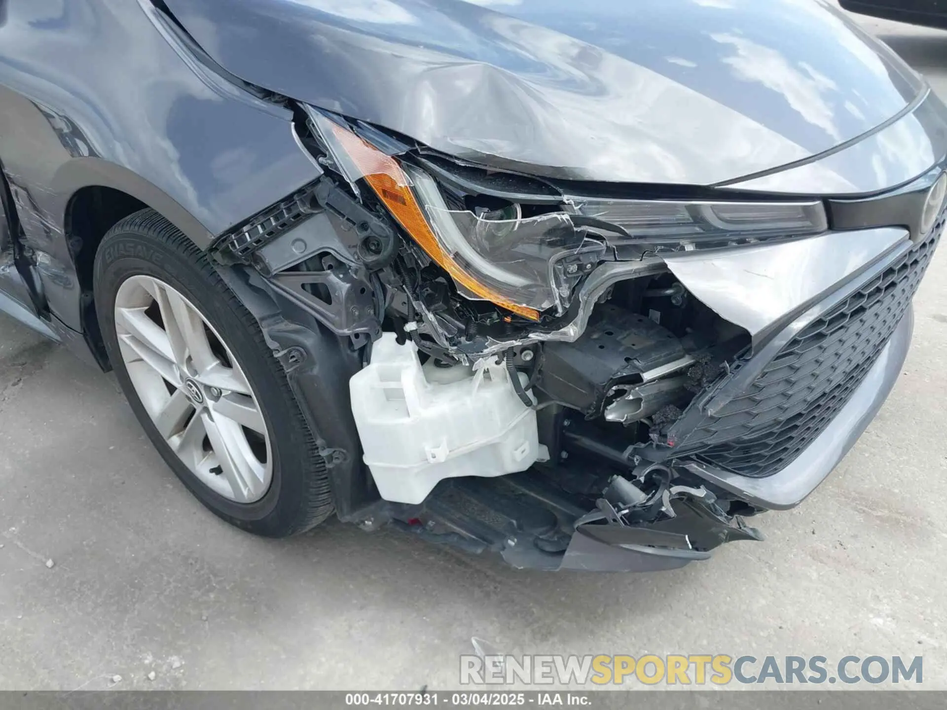 6 Photograph of a damaged car JTND4MBE8M3128279 TOYOTA COROLLA 2021