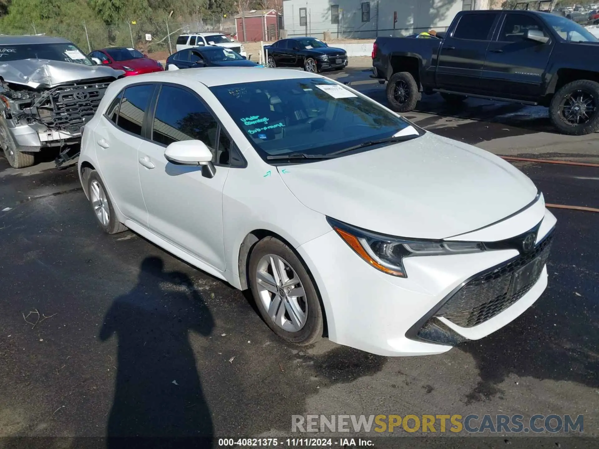 1 Фотография поврежденного автомобиля JTND4MBE9M3107957 TOYOTA COROLLA 2021
