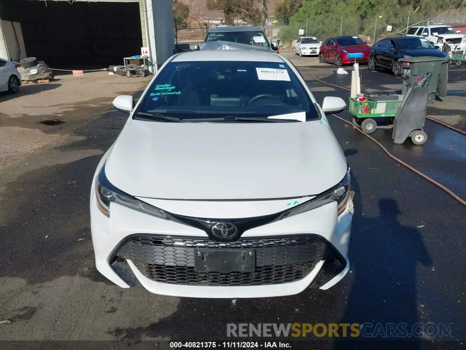 12 Фотография поврежденного автомобиля JTND4MBE9M3107957 TOYOTA COROLLA 2021