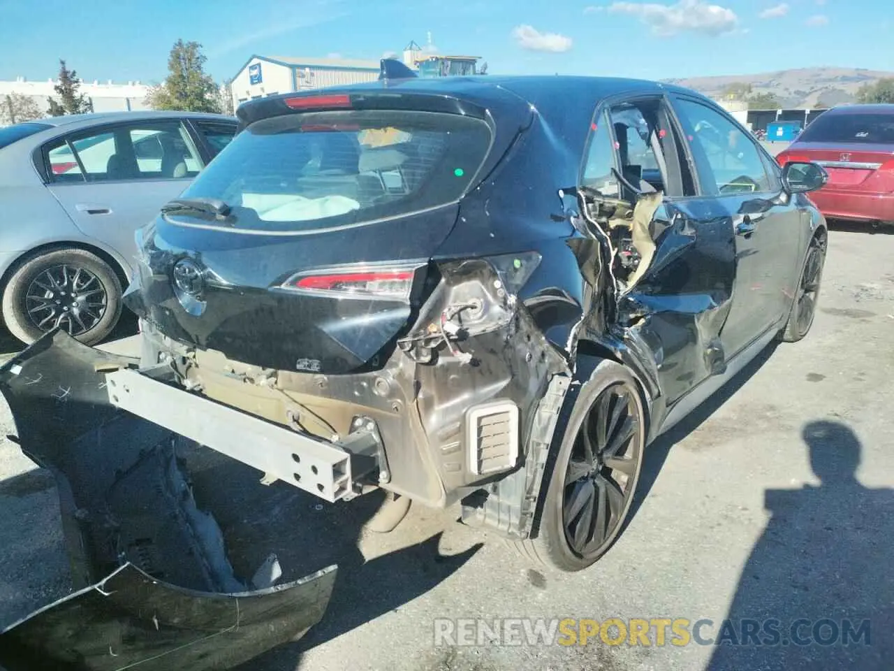 4 Фотография поврежденного автомобиля JTND4MBEXM3116232 TOYOTA COROLLA 2021