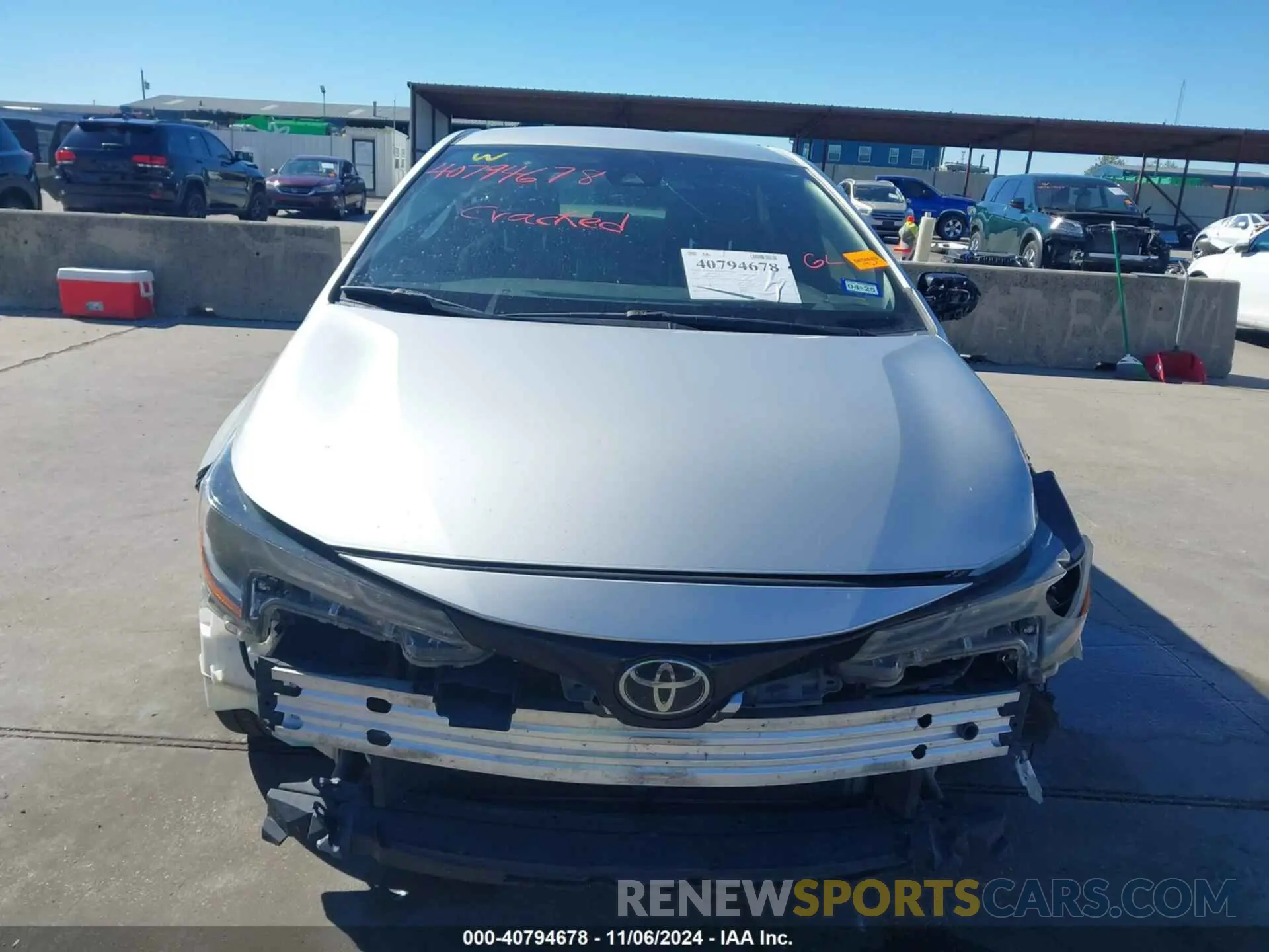 12 Photograph of a damaged car JTND4MBEXM3124704 TOYOTA COROLLA 2021