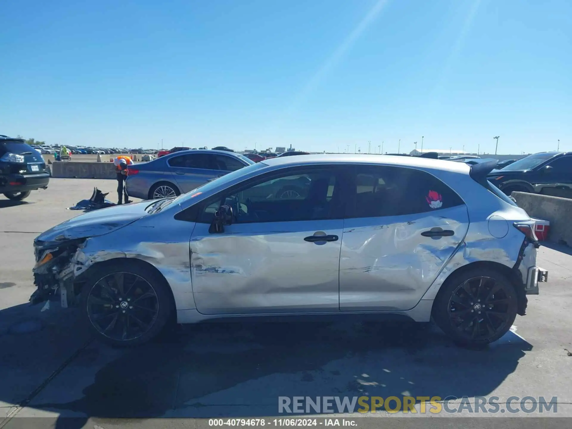 14 Photograph of a damaged car JTND4MBEXM3124704 TOYOTA COROLLA 2021