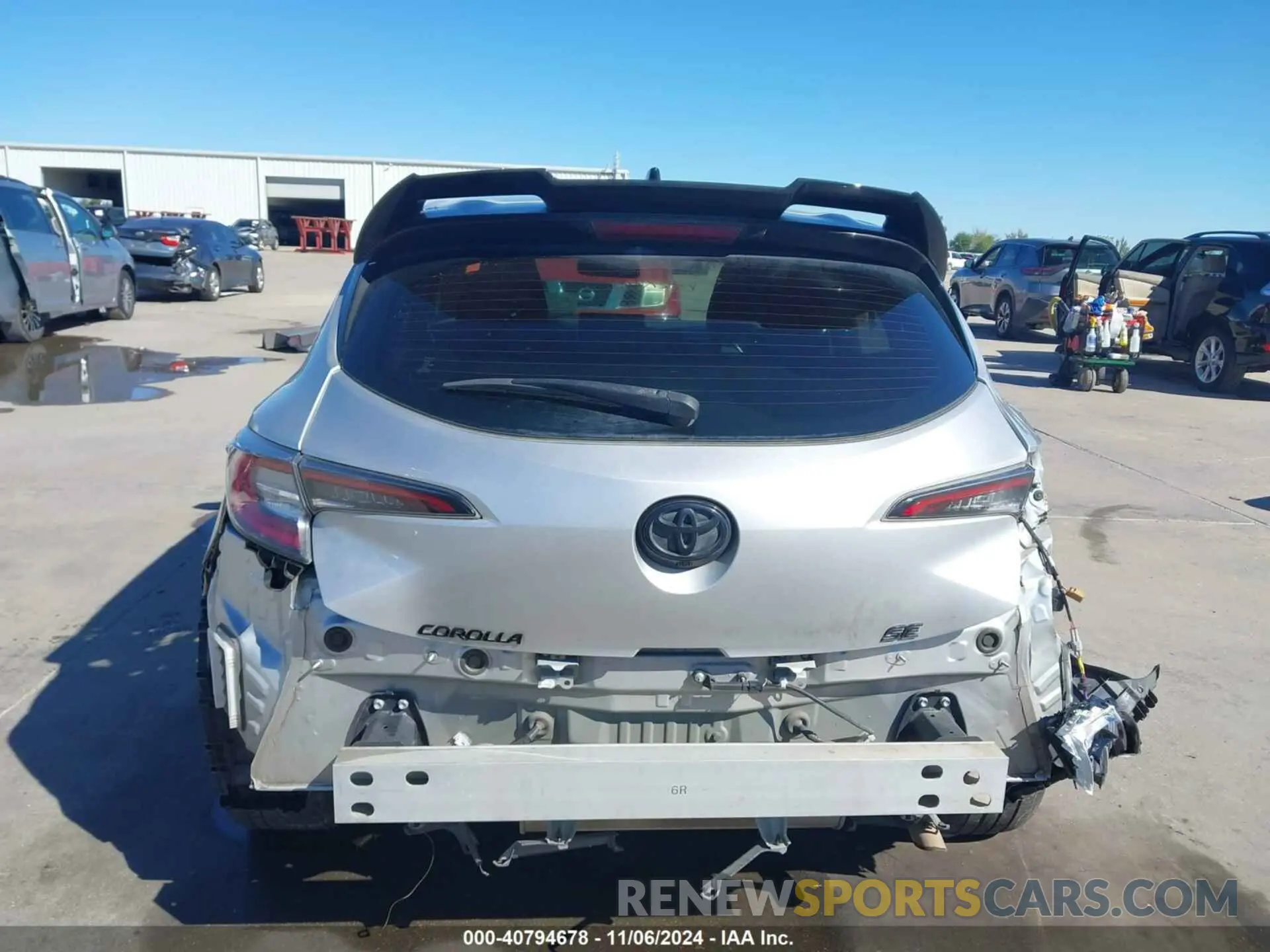 16 Photograph of a damaged car JTND4MBEXM3124704 TOYOTA COROLLA 2021