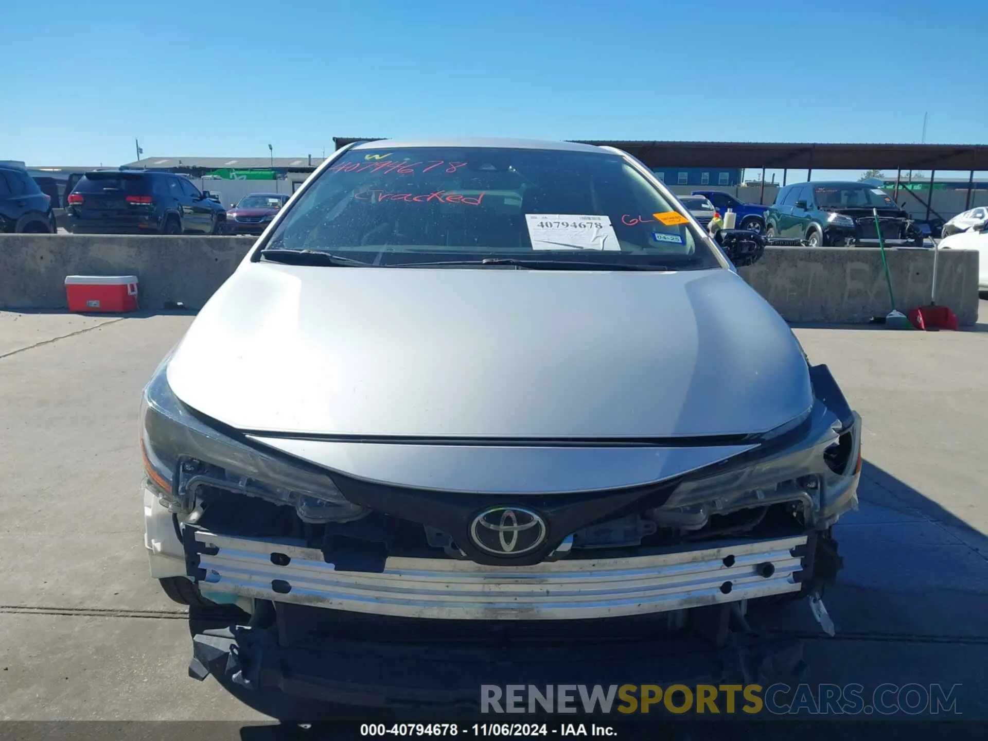 19 Photograph of a damaged car JTND4MBEXM3124704 TOYOTA COROLLA 2021